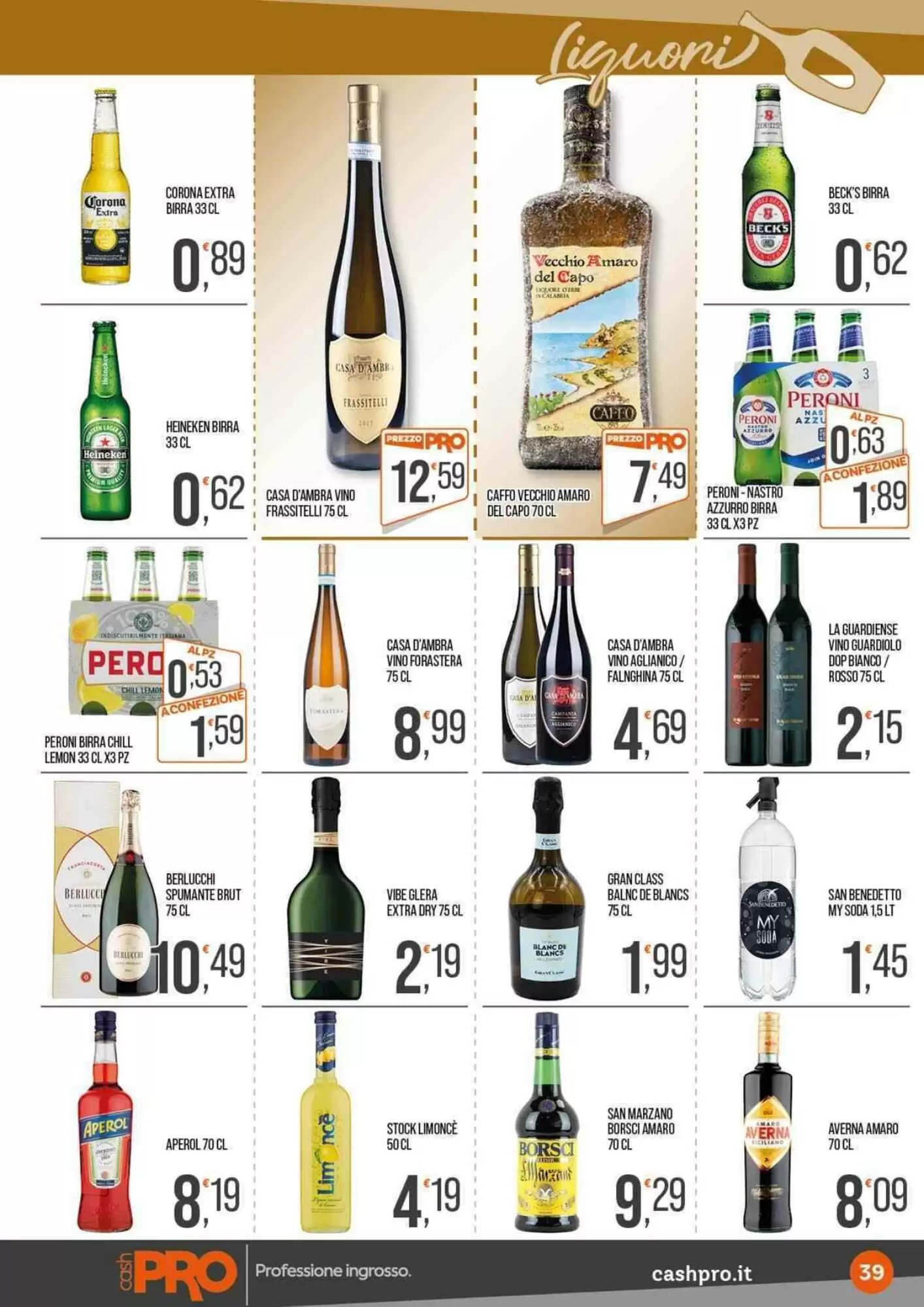 Volantino promozionale Cash pro  valide dal 04/05/2026 - Pagina 39.