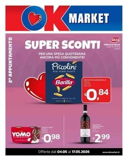 Volantino promozionale Ok Market  valide dal 04/05/2026