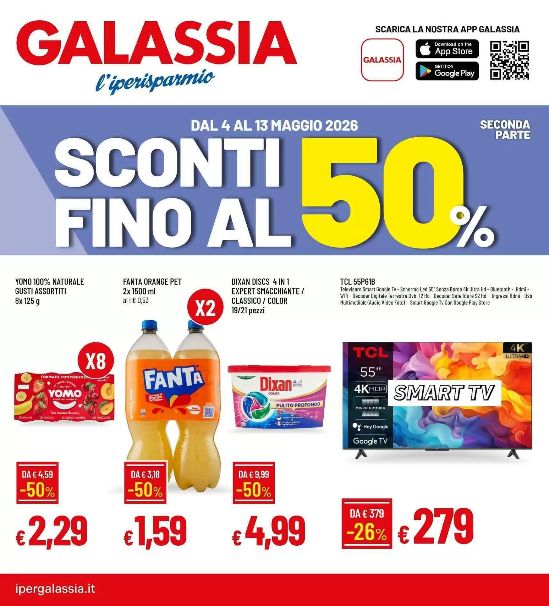 Volantino promozionale Galassia  valide dal 04/05/2026 - Pagina 1.