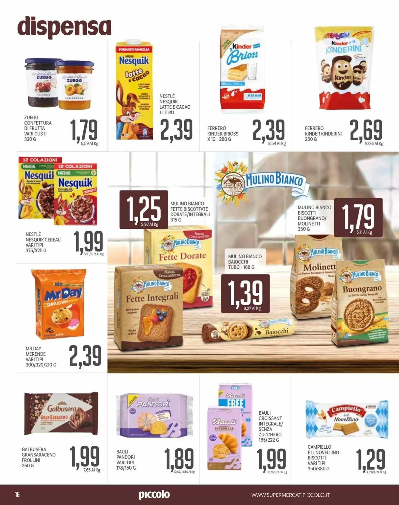 Volantino promozionale Supermercati Piccolo  valide dal 04/05/2026 - Pagina 16.