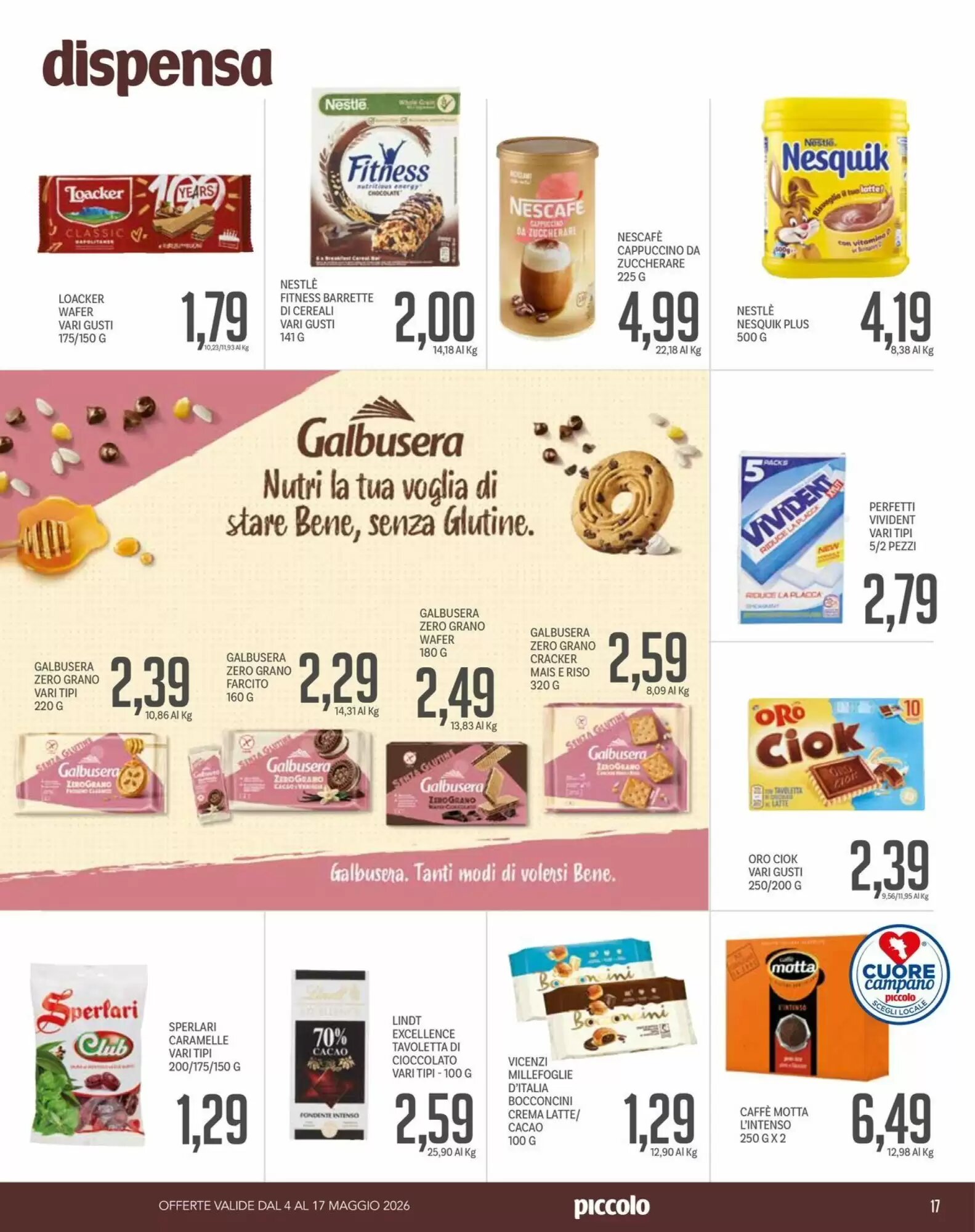 Volantino promozionale Supermercati Piccolo  valide dal 04/05/2026 - Pagina 17.
