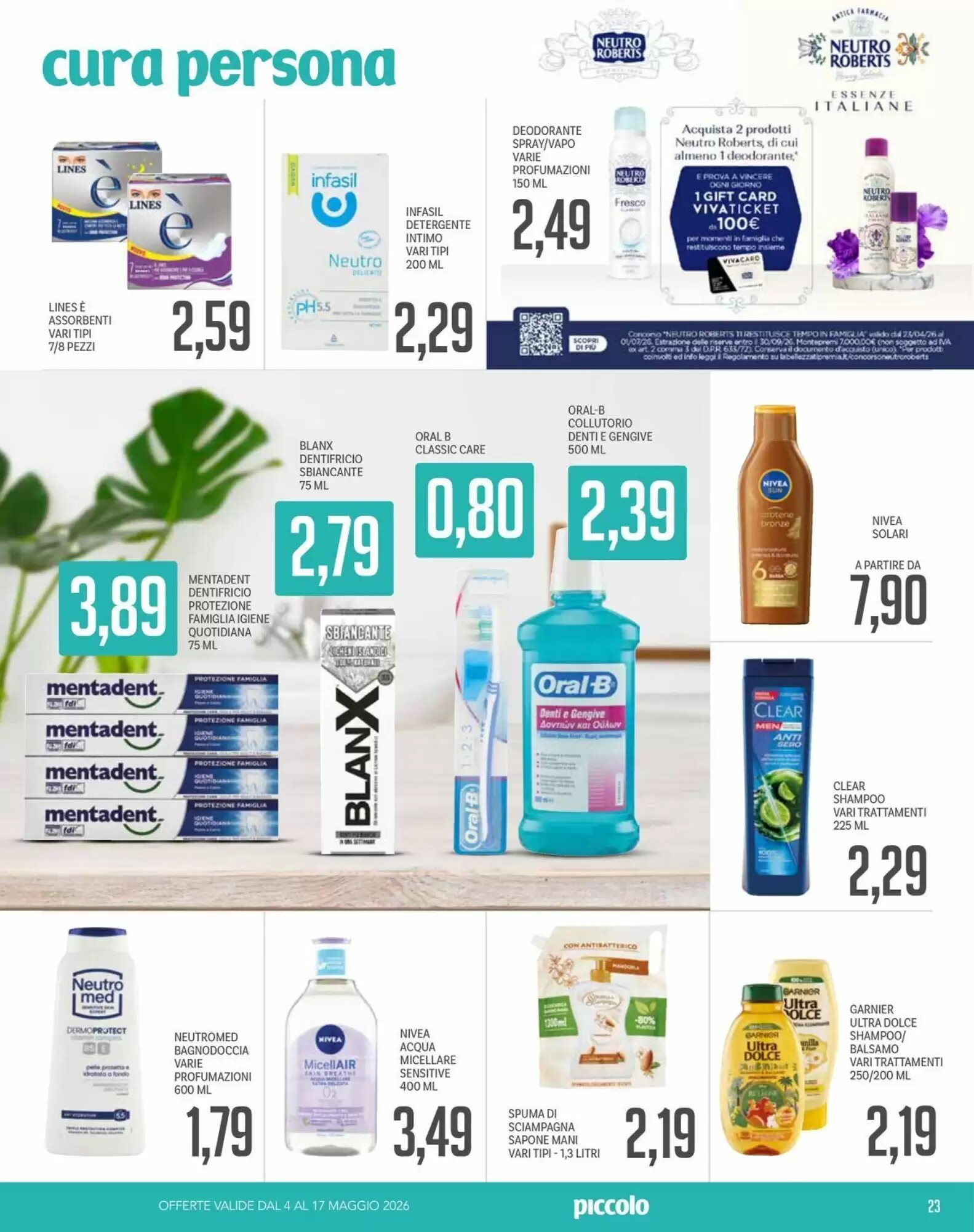 Volantino promozionale Supermercati Piccolo  valide dal 04/05/2026 - Pagina 23.