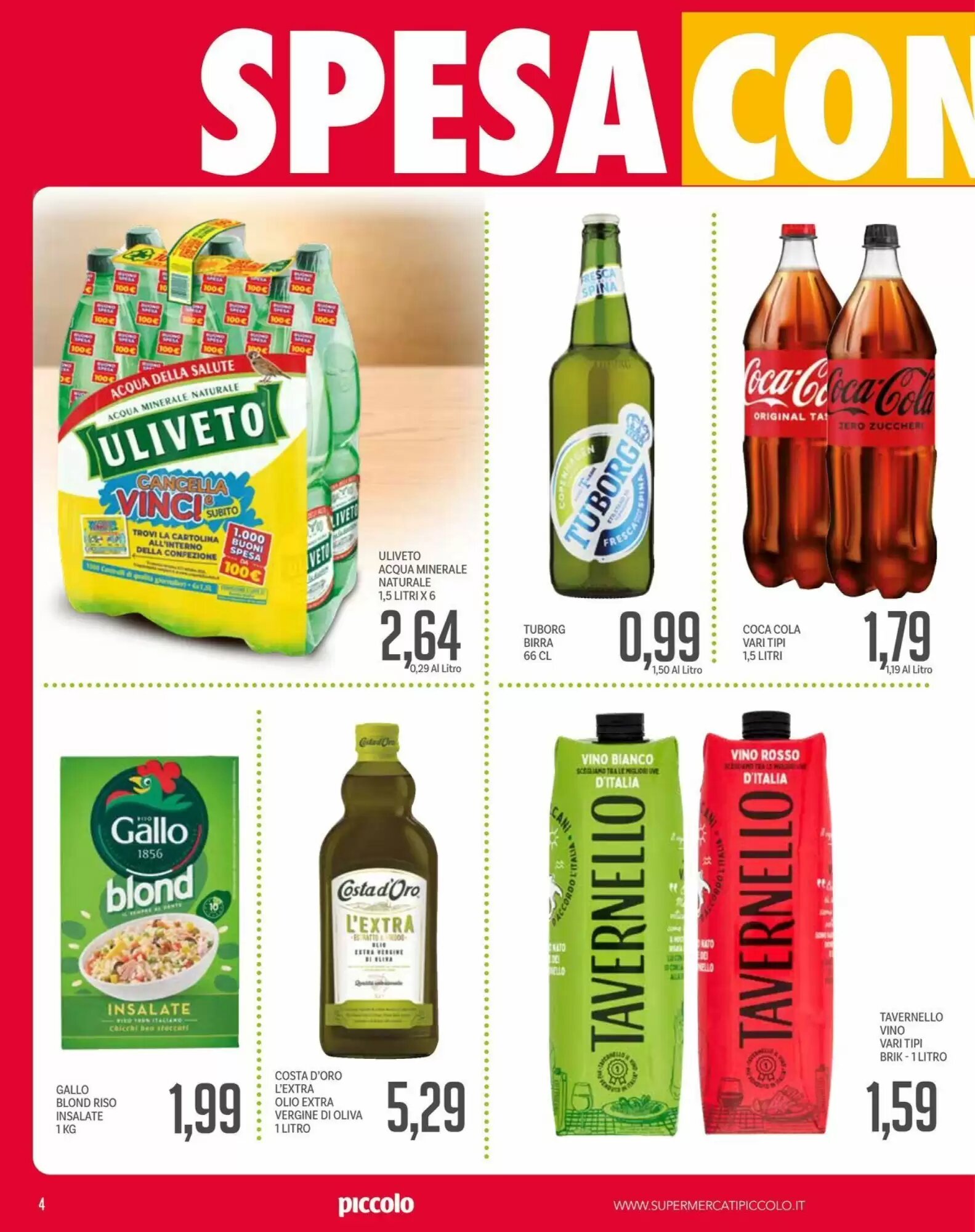 Volantino promozionale Supermercati Piccolo  valide dal 04/05/2026 - Pagina 4.