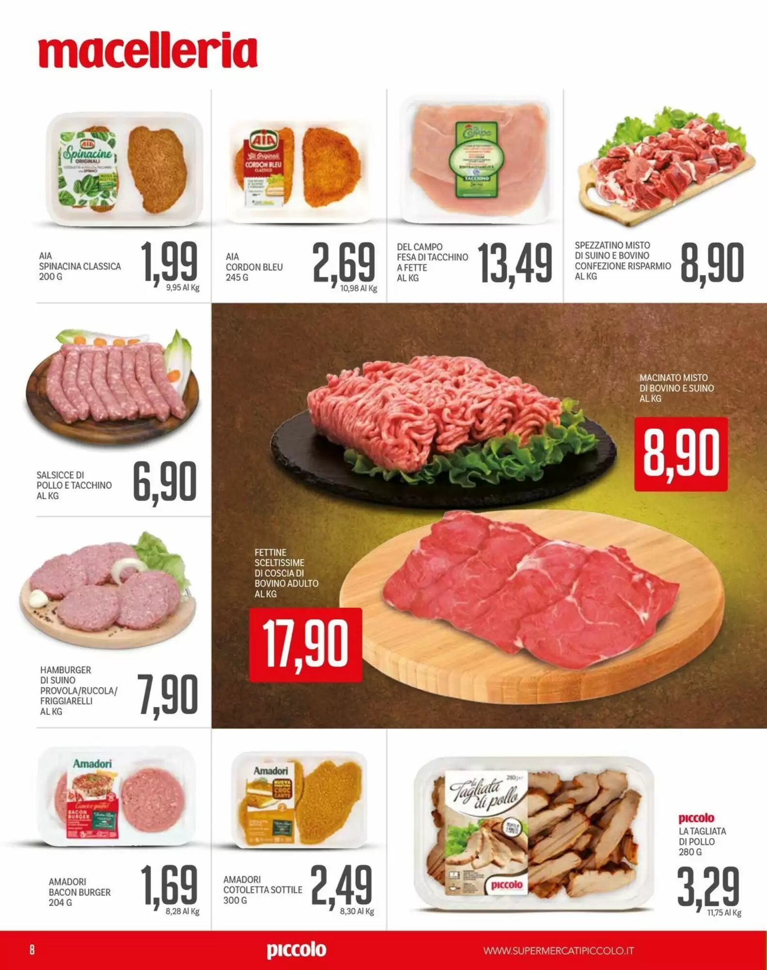 Volantino promozionale Supermercati Piccolo  valide dal 04/05/2026 - Pagina 8.
