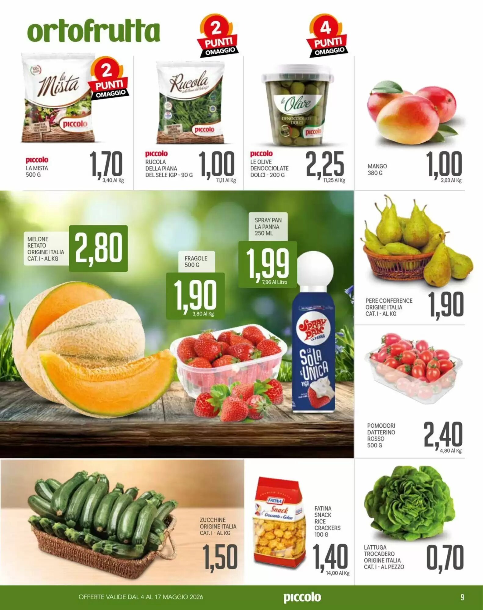 Volantino promozionale Supermercati Piccolo  valide dal 04/05/2026 - Pagina 9.