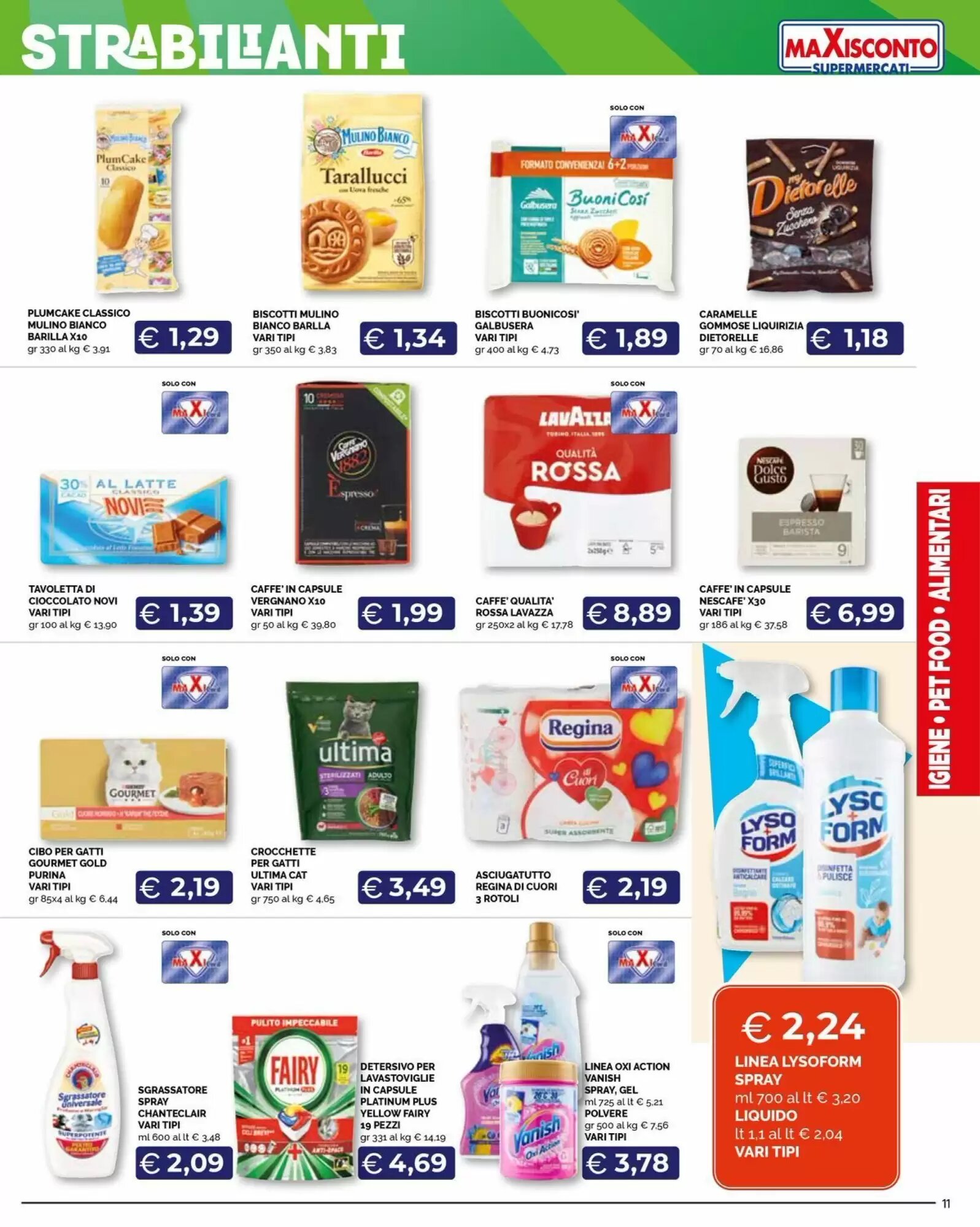 Volantino promozionale Maxisconto  valide dal 04/05/2026 - Pagina 11.