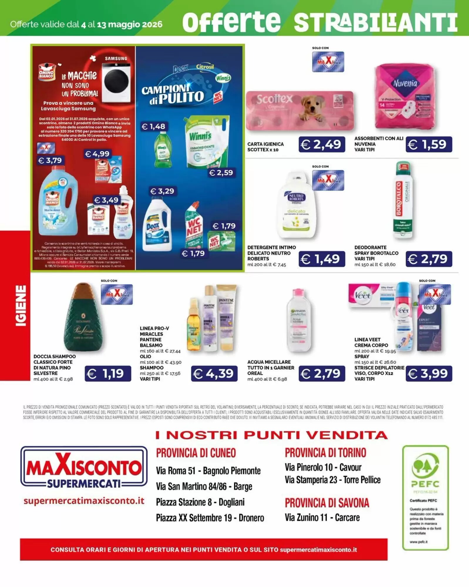 Volantino promozionale Maxisconto  valide dal 04/05/2026 - Pagina 12.
