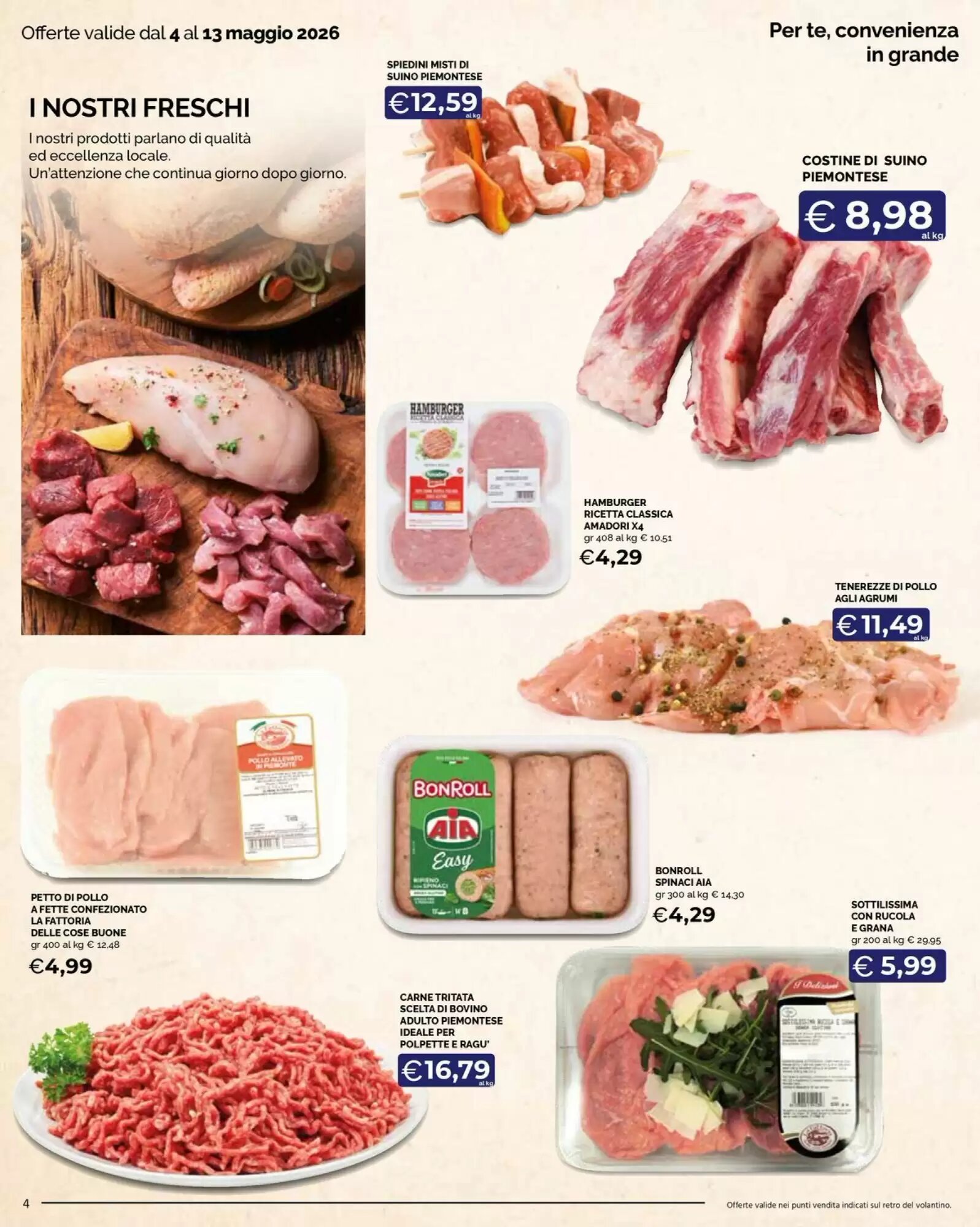 Volantino promozionale Maxisconto  valide dal 04/05/2026 - Pagina 4.