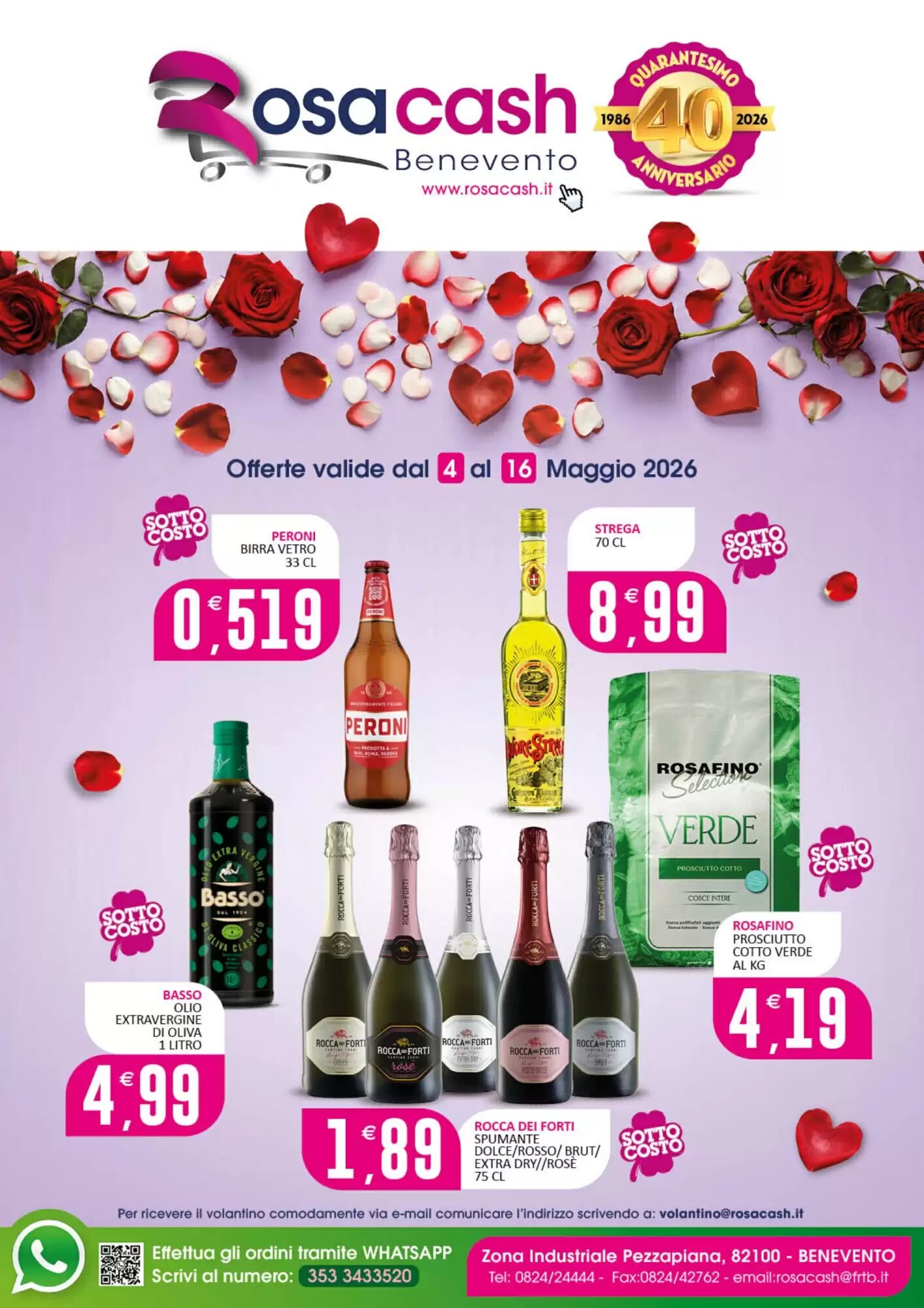 Volantino promozionale Rosa Cash  valide dal 04/05/2026 - Pagina 1.
