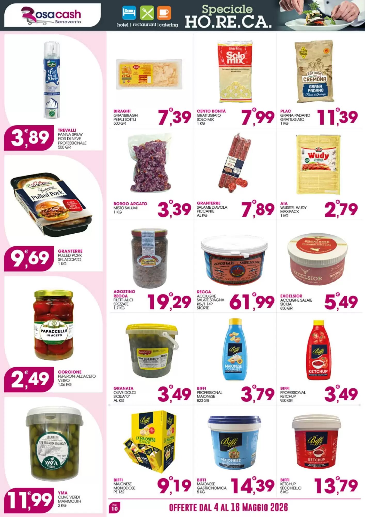 Volantino promozionale Rosa Cash  valide dal 04/05/2026 - Pagina 10.