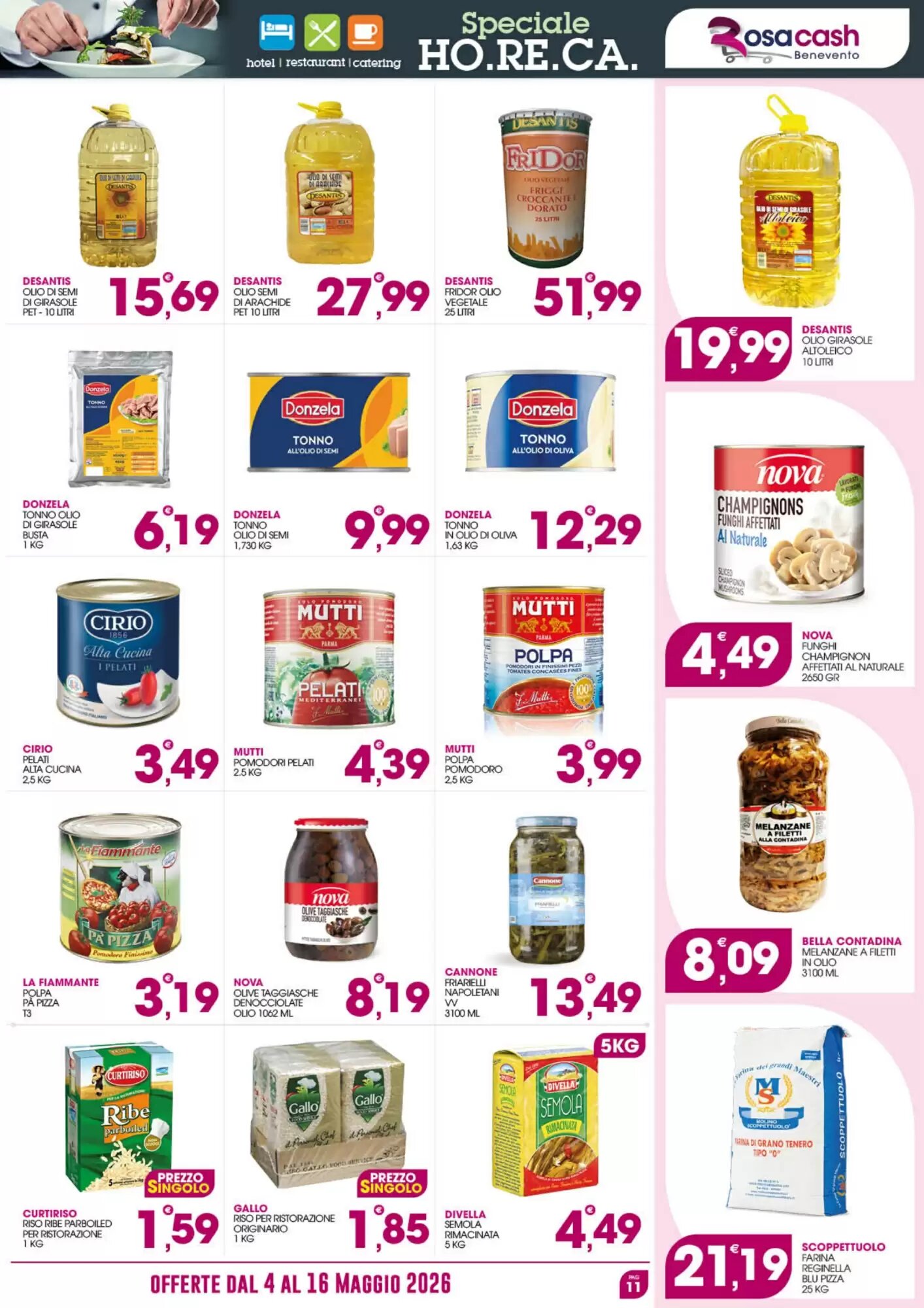 Volantino promozionale Rosa Cash  valide dal 04/05/2026 - Pagina 11.