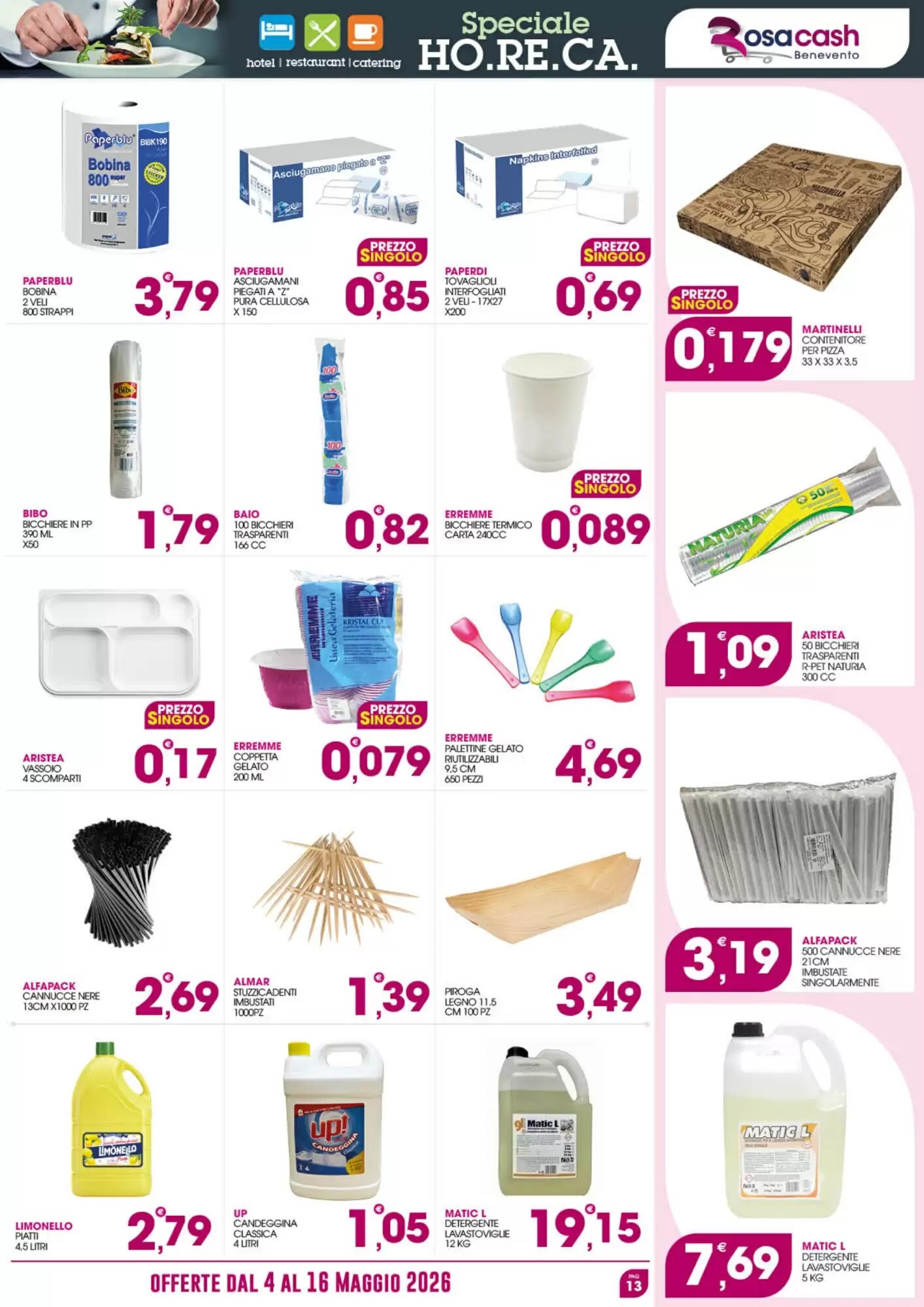 Volantino promozionale Rosa Cash  valide dal 04/05/2026 - Pagina 13.