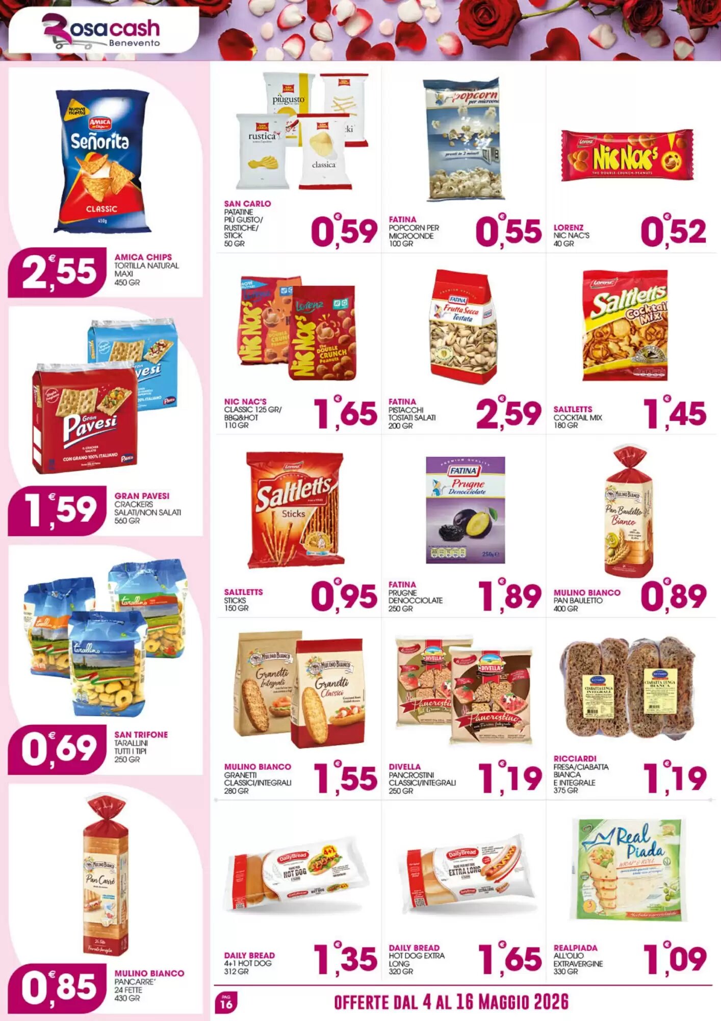 Volantino promozionale Rosa Cash  valide dal 04/05/2026 - Pagina 16.