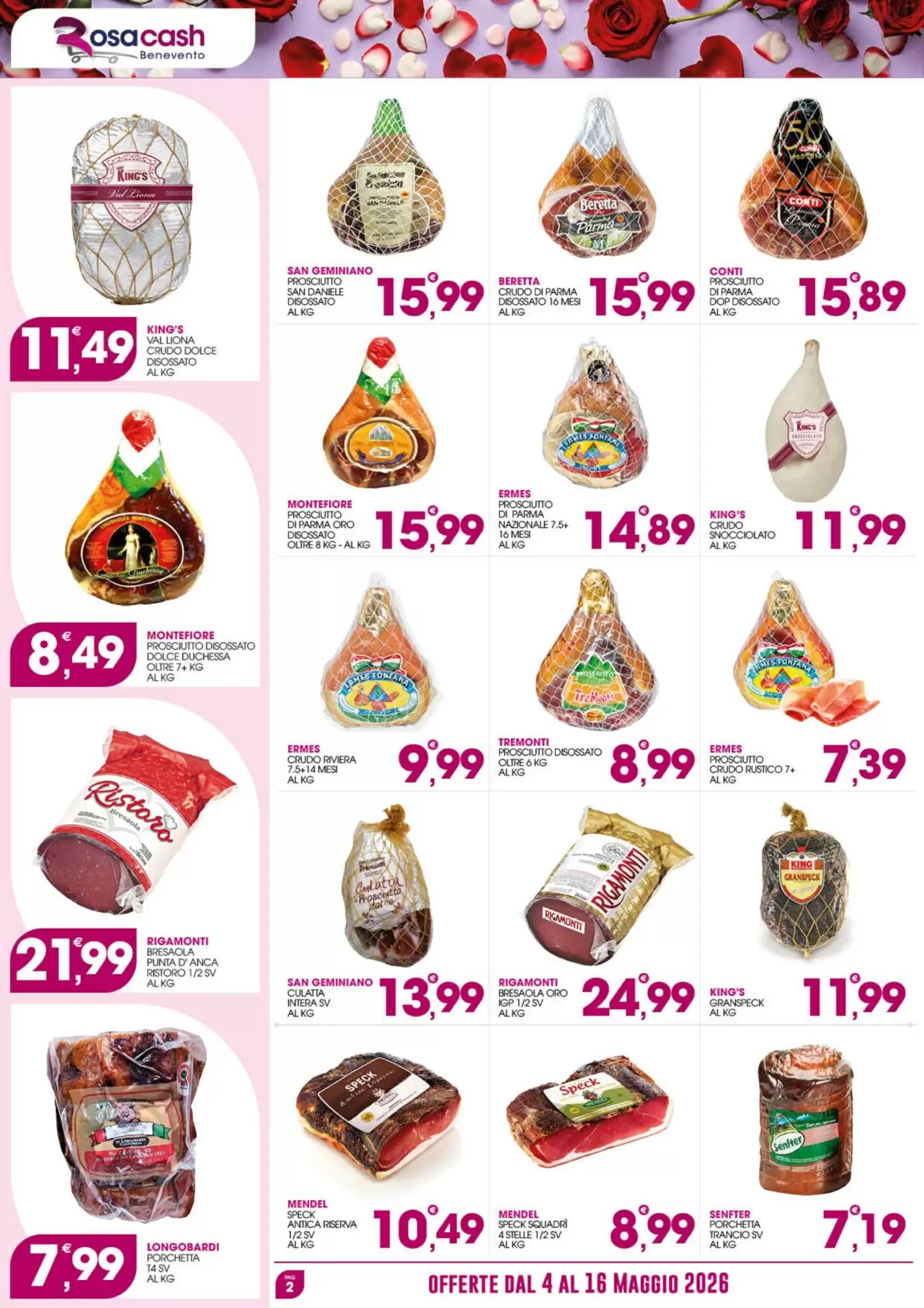 Volantino promozionale Rosa Cash  valide dal 04/05/2026 - Pagina 2.