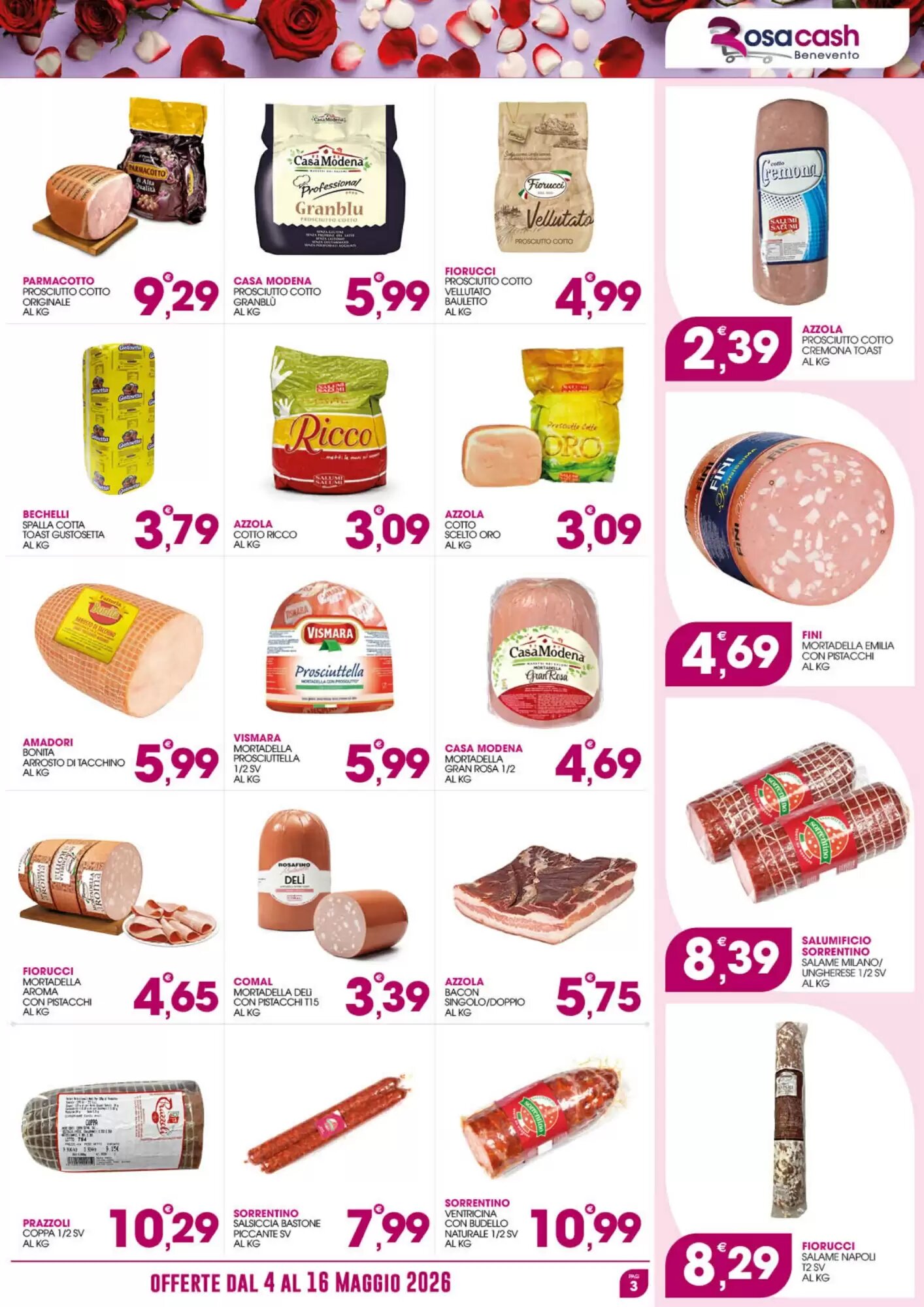 Volantino promozionale Rosa Cash  valide dal 04/05/2026 - Pagina 3.