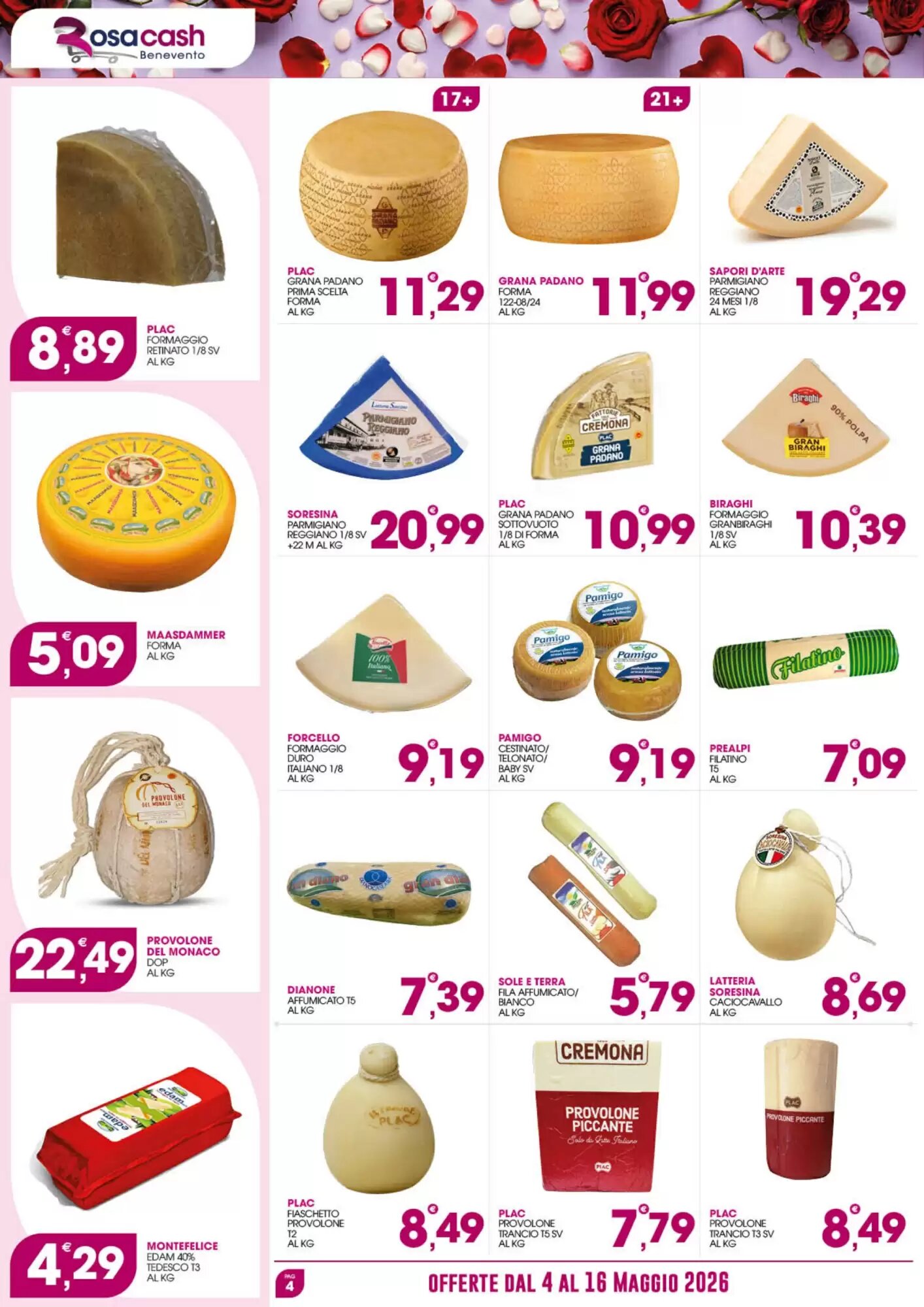 Volantino promozionale Rosa Cash  valide dal 04/05/2026 - Pagina 4.