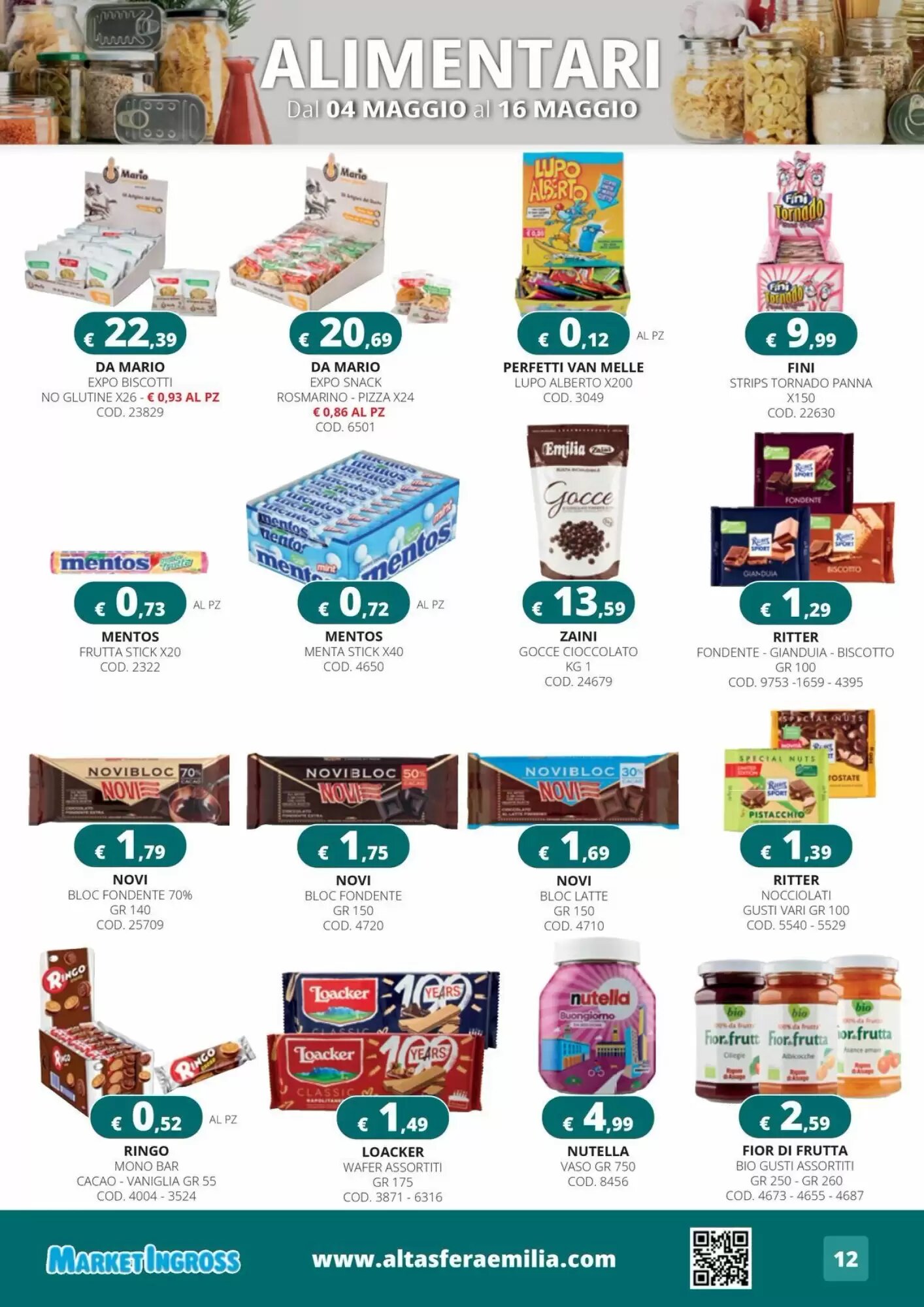 Volantino promozionale Altasfera  valide dal 04/05/2026 - Pagina 12.