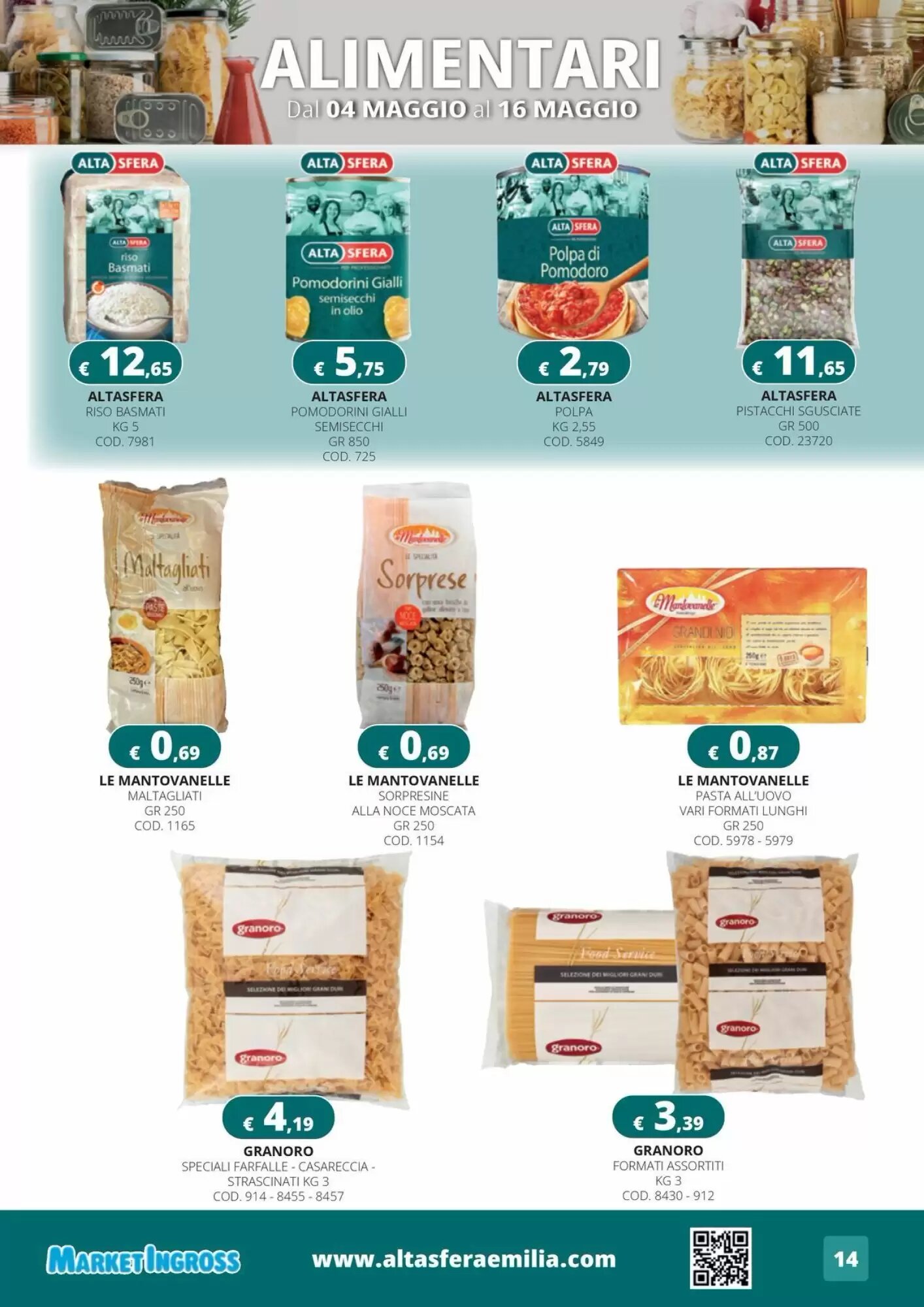 Volantino promozionale Altasfera  valide dal 04/05/2026 - Pagina 14.