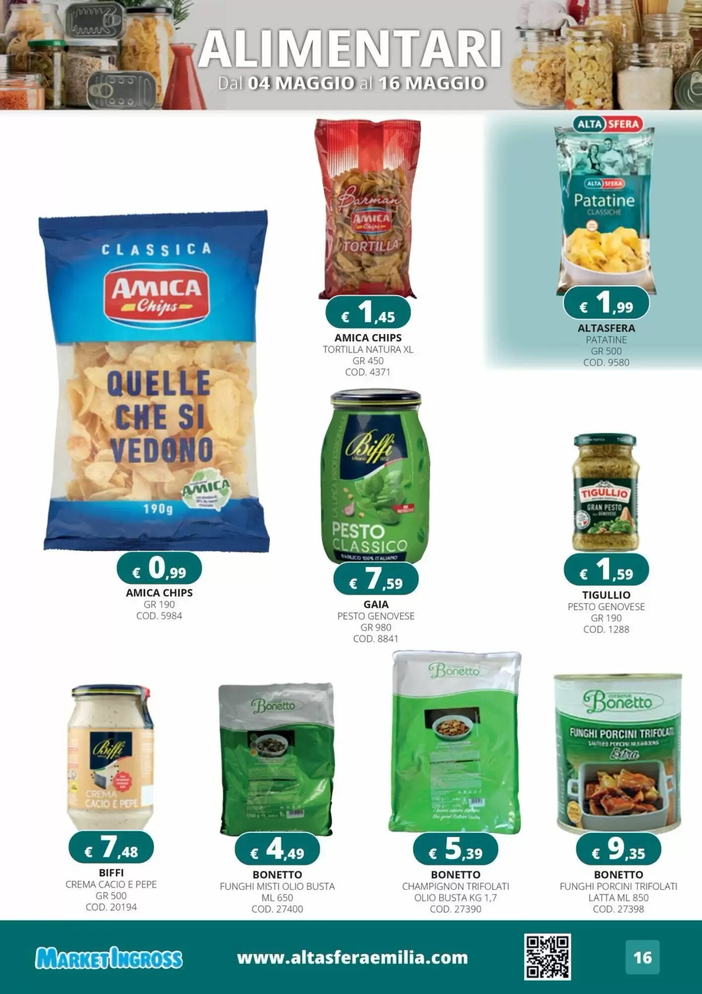 Volantino promozionale Altasfera  valide dal 04/05/2026 - Pagina 16.