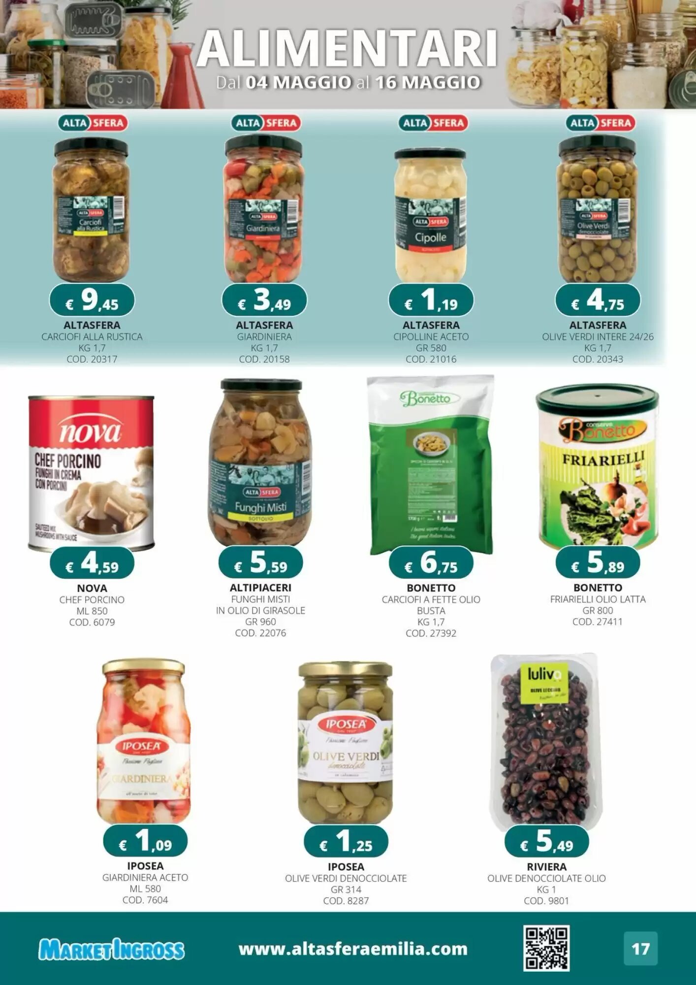 Volantino promozionale Altasfera  valide dal 04/05/2026 - Pagina 17.