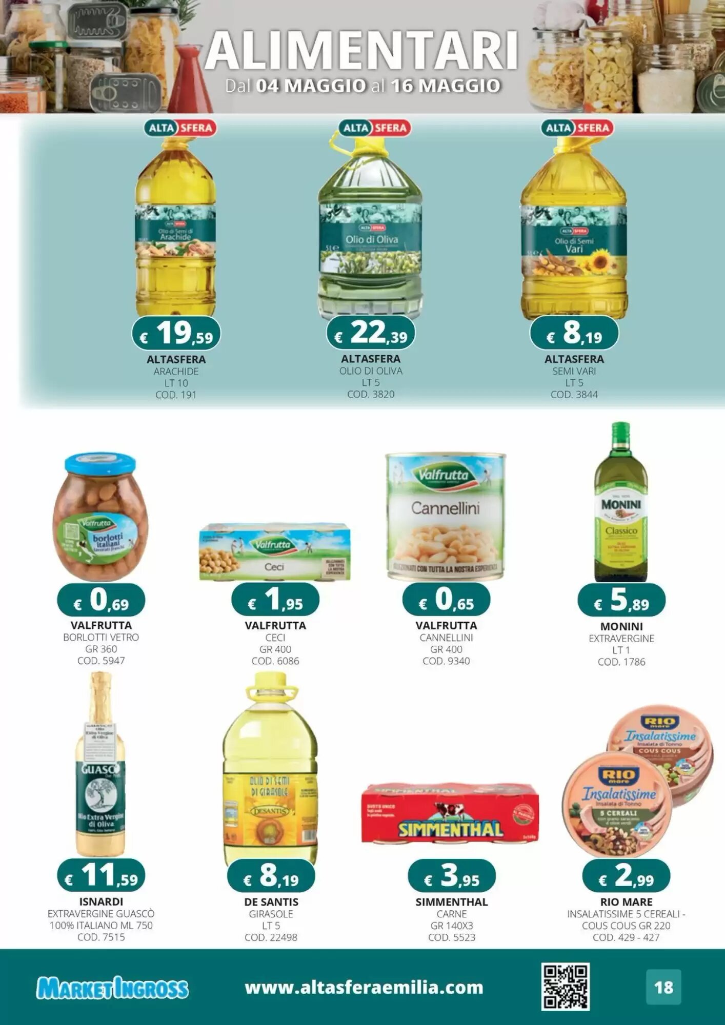 Volantino promozionale Altasfera  valide dal 04/05/2026 - Pagina 18.