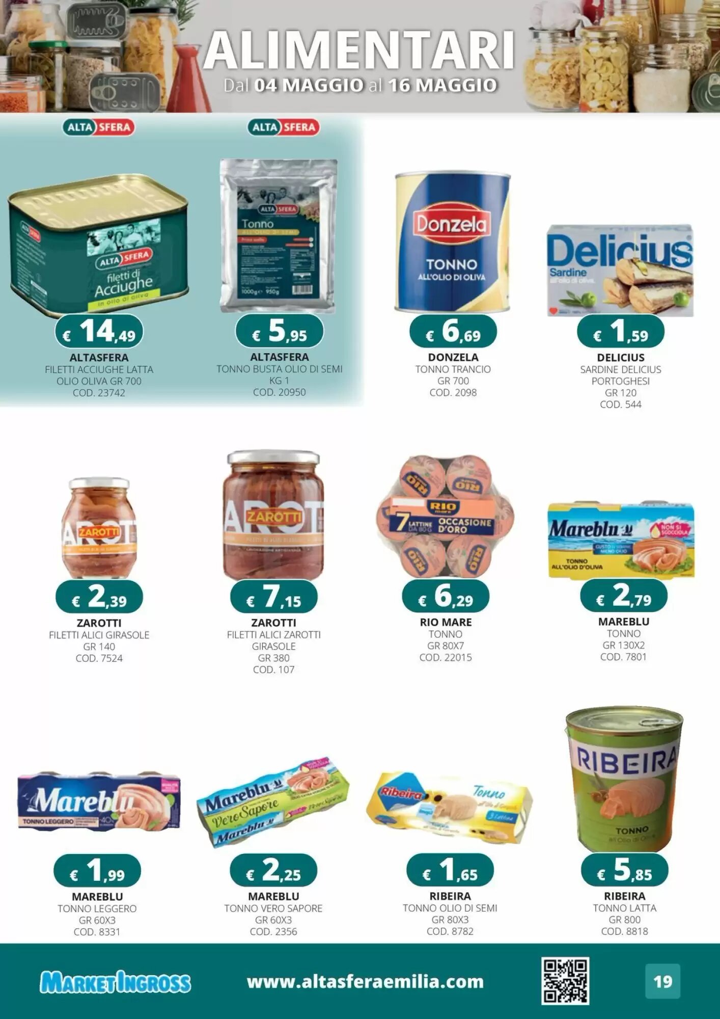 Volantino promozionale Altasfera  valide dal 04/05/2026 - Pagina 19.
