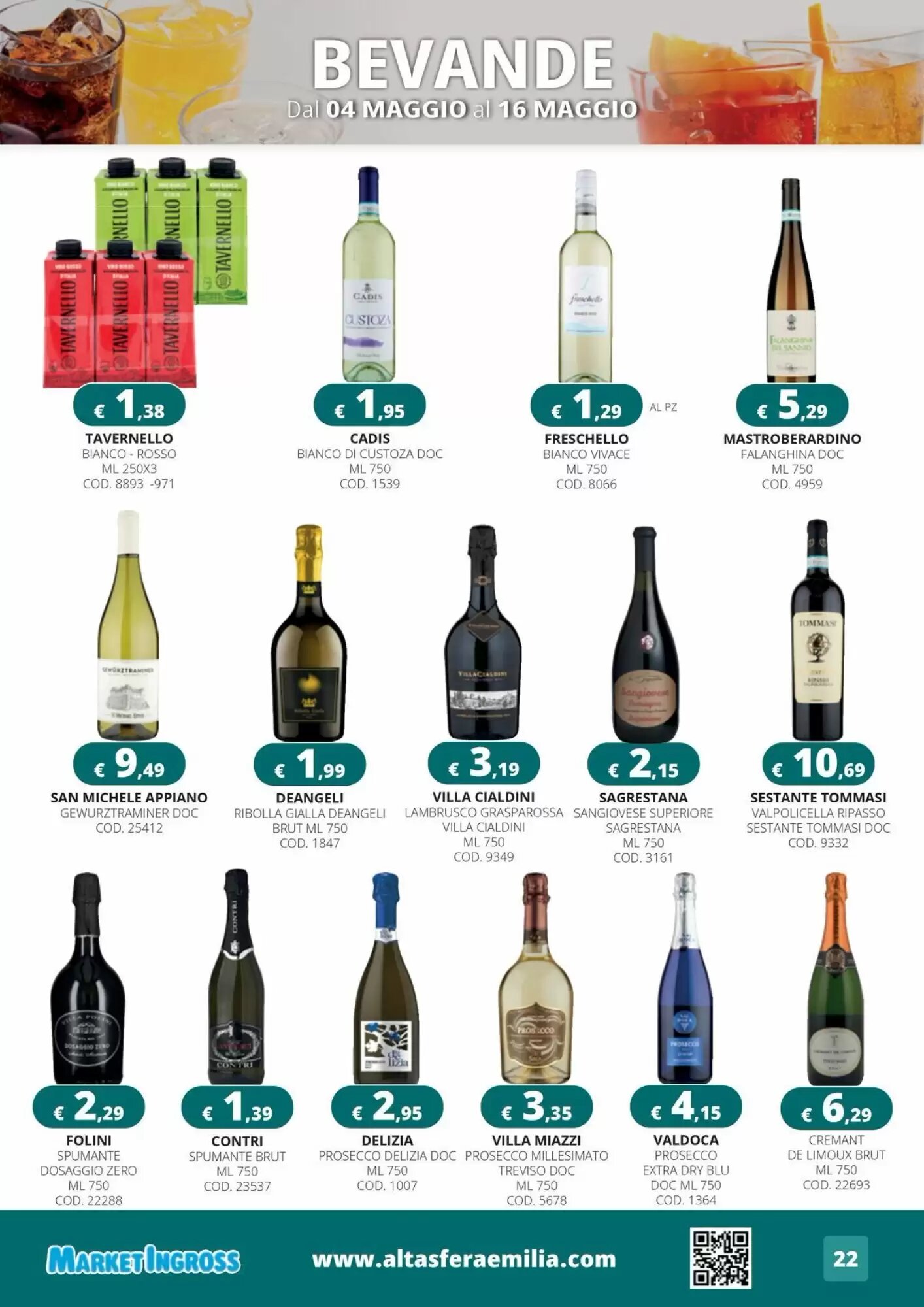 Volantino promozionale Altasfera  valide dal 04/05/2026 - Pagina 22.