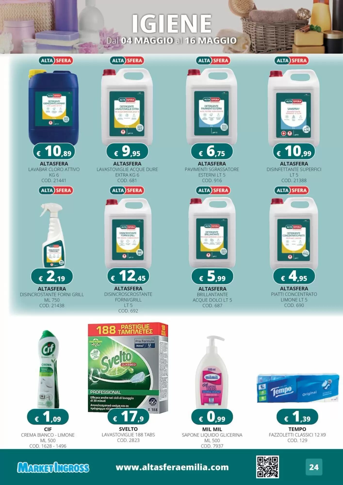 Volantino promozionale Altasfera  valide dal 04/05/2026 - Pagina 24.
