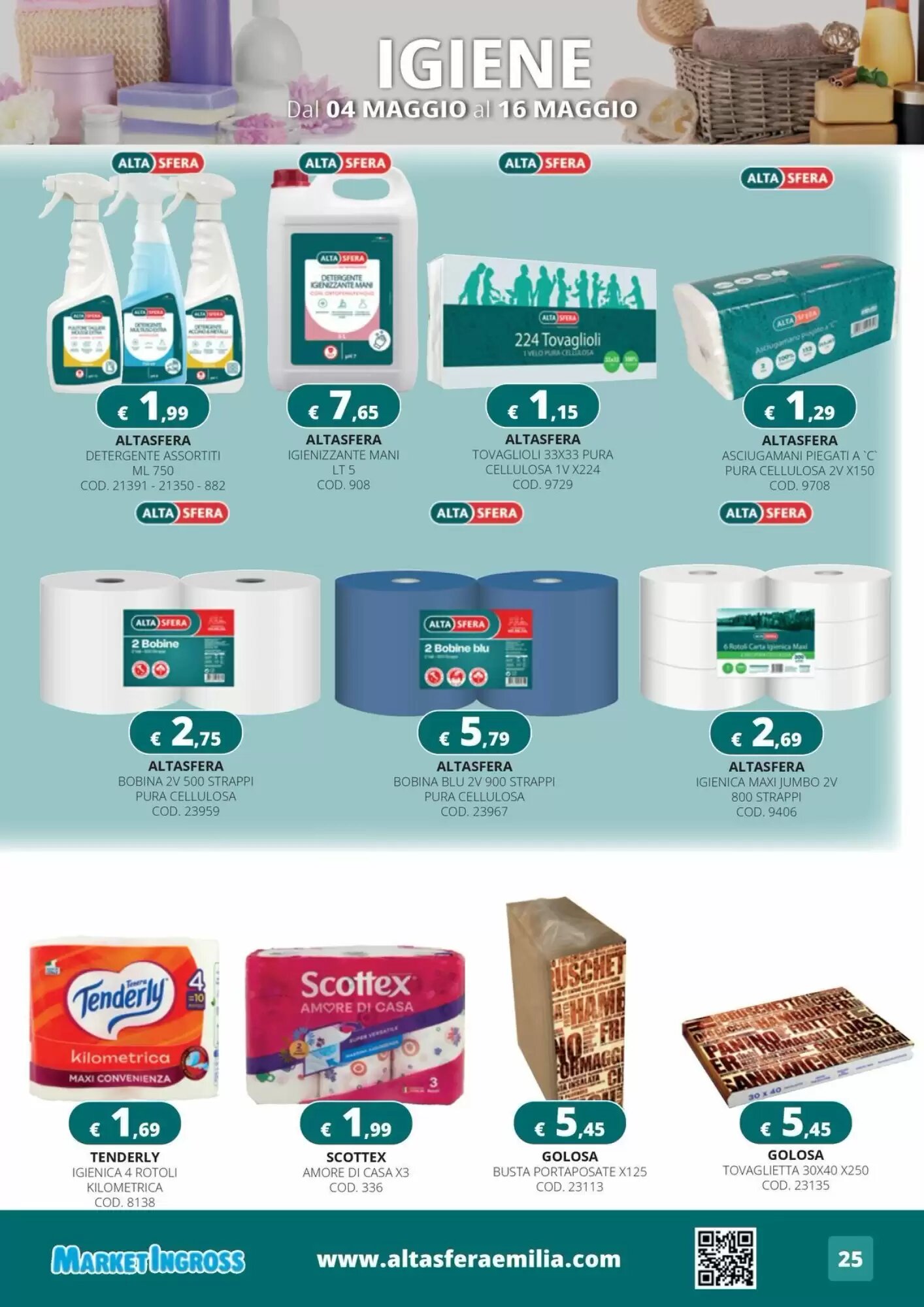 Volantino promozionale Altasfera  valide dal 04/05/2026 - Pagina 25.