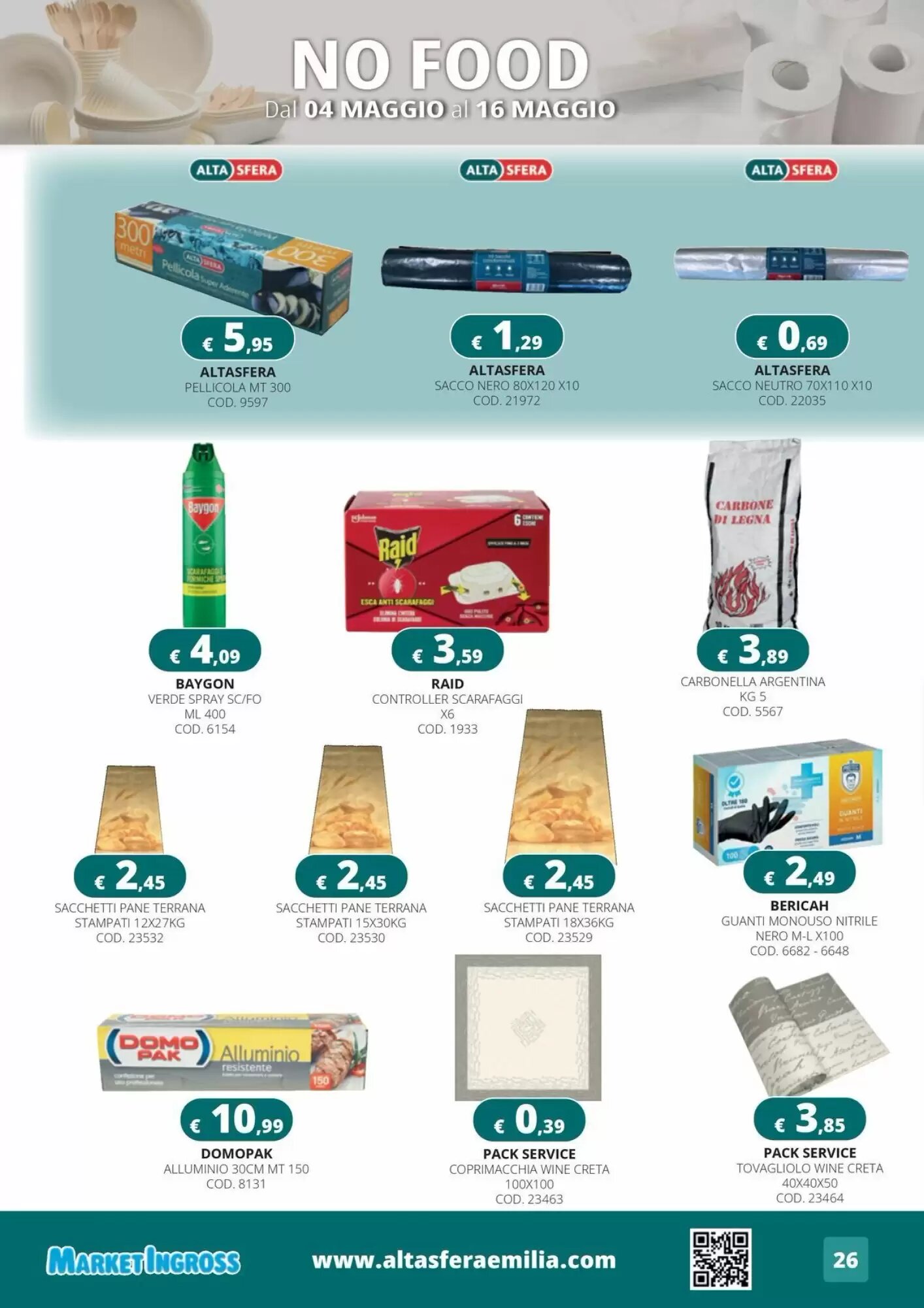 Volantino promozionale Altasfera  valide dal 04/05/2026 - Pagina 26.