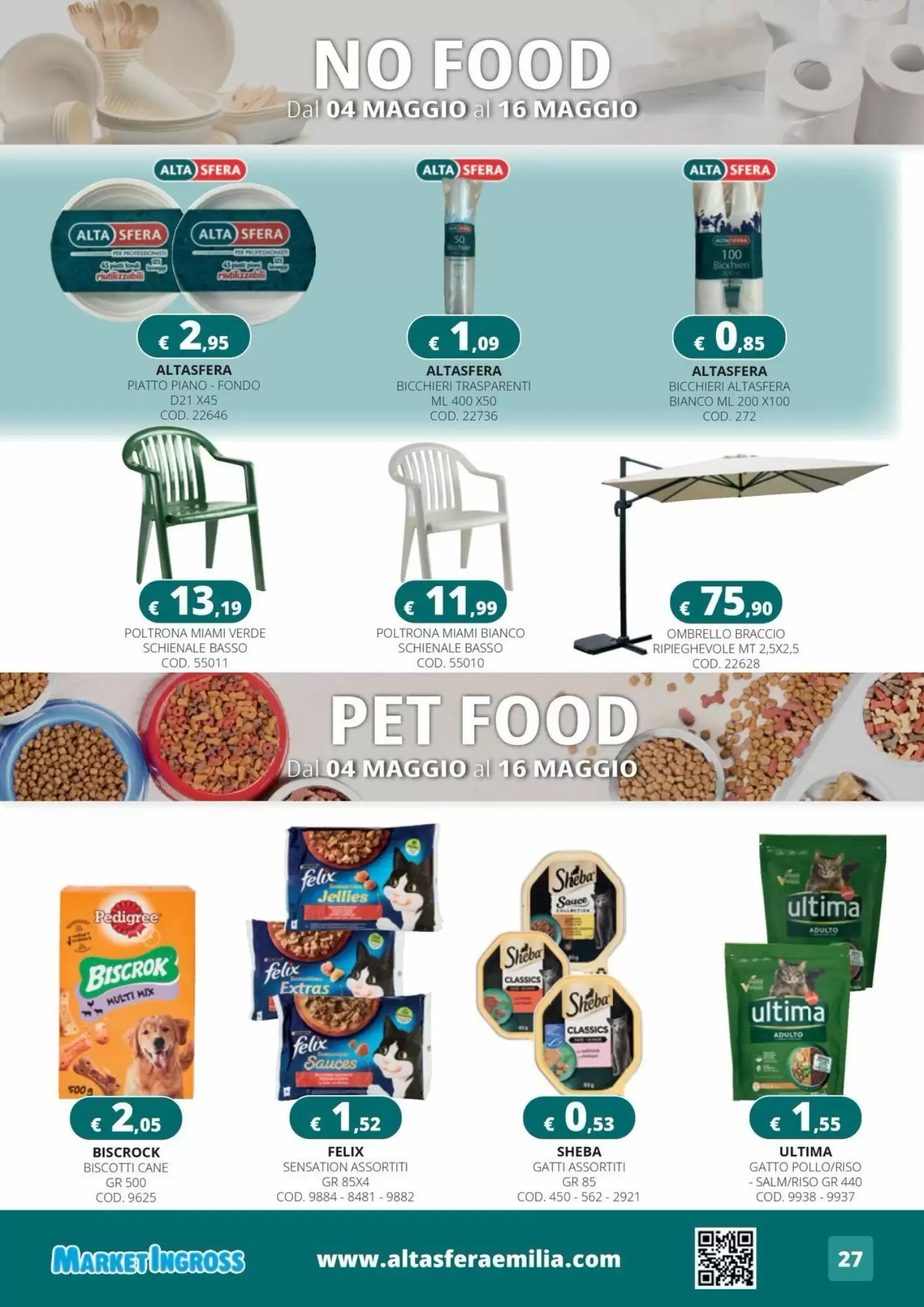 Volantino promozionale Altasfera  valide dal 04/05/2026 - Pagina 27.