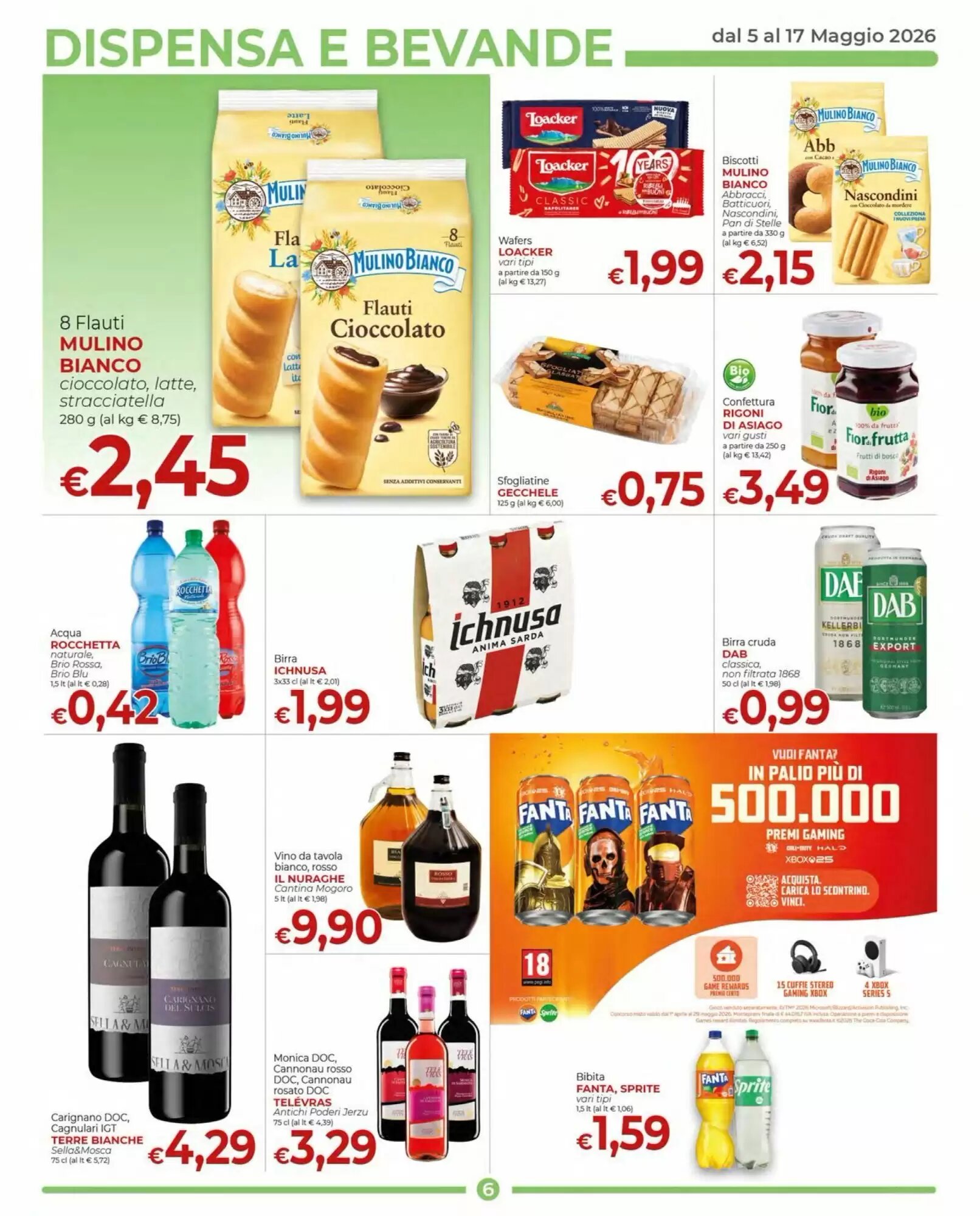 Volantino promozionale Supermercati Nonna Isa  valide dal 05/05/2026 - Pagina 6.