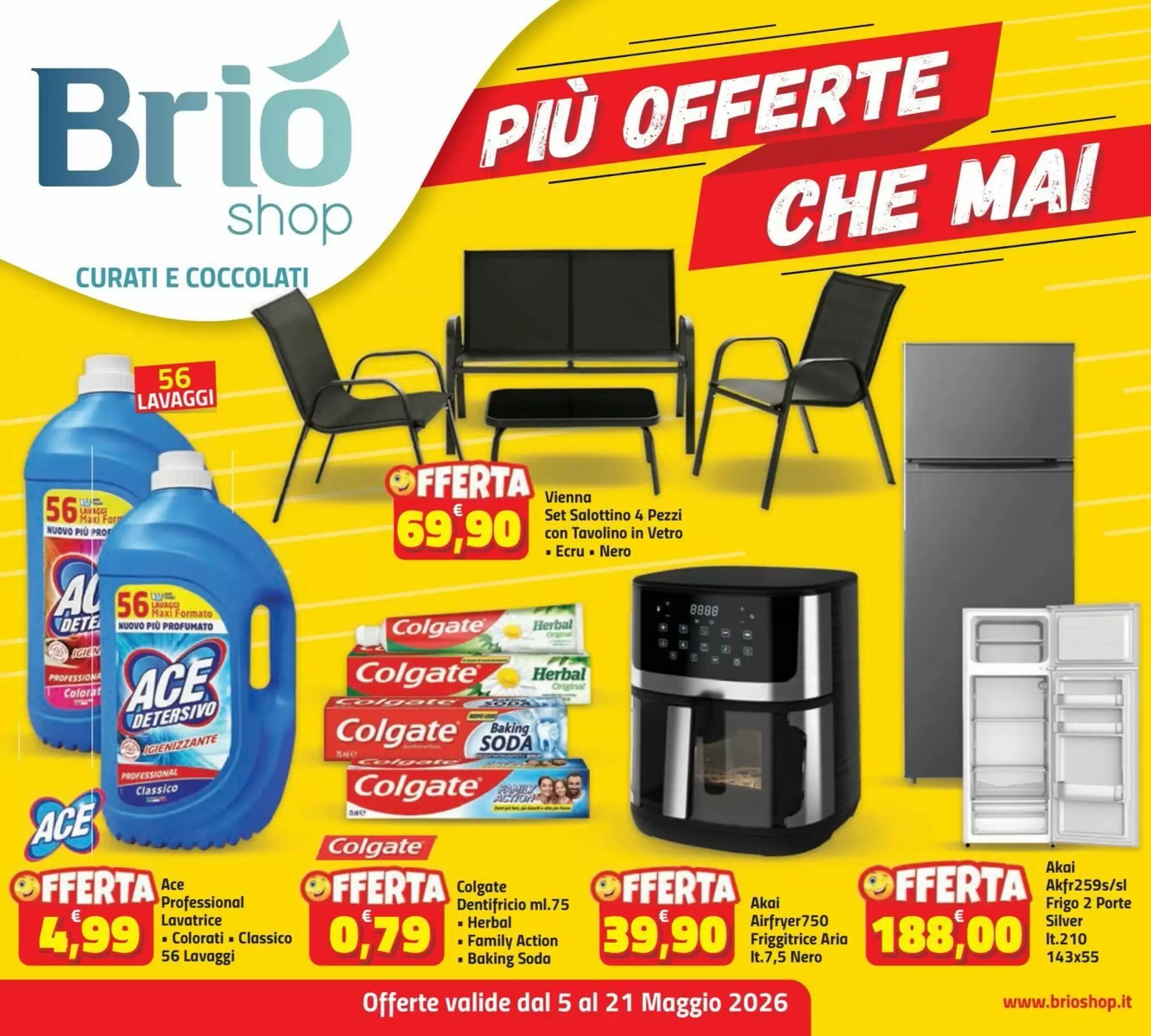 Volantino promozionale Supermercati Briò  valide dal 05/05/2026 - Pagina 1.