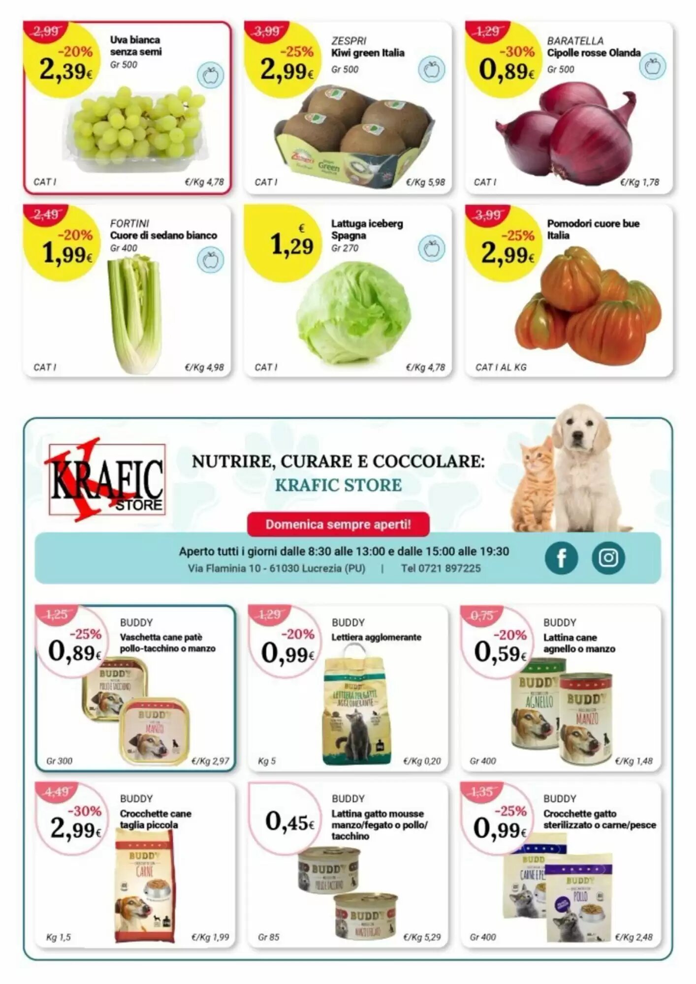 Volantino promozionale Re Mercato Lucrezia  valide dal 05/05/2026 - Pagina 1.