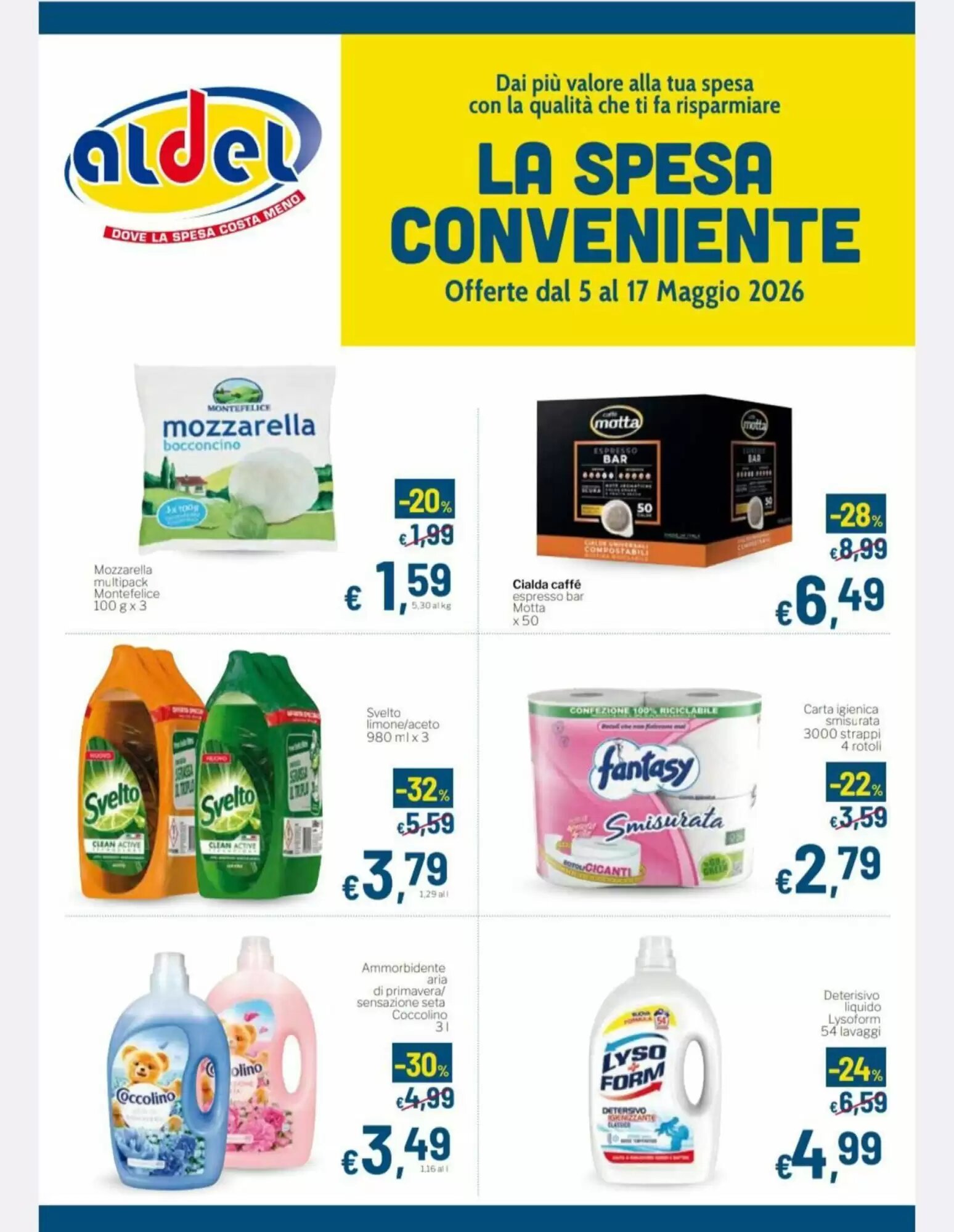 Volantino promozionale Aldel Discount  valide dal 05/05/2026 - Pagina 1.