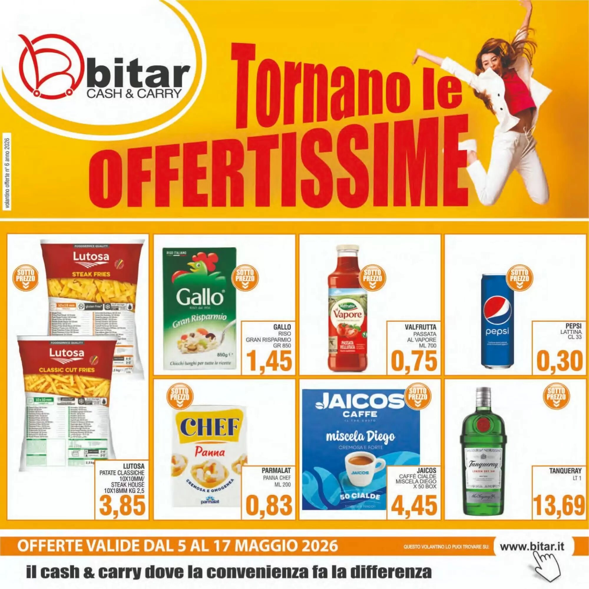 Volantino promozionale Bitar  valide dal 05/05/2026 - Pagina 1.