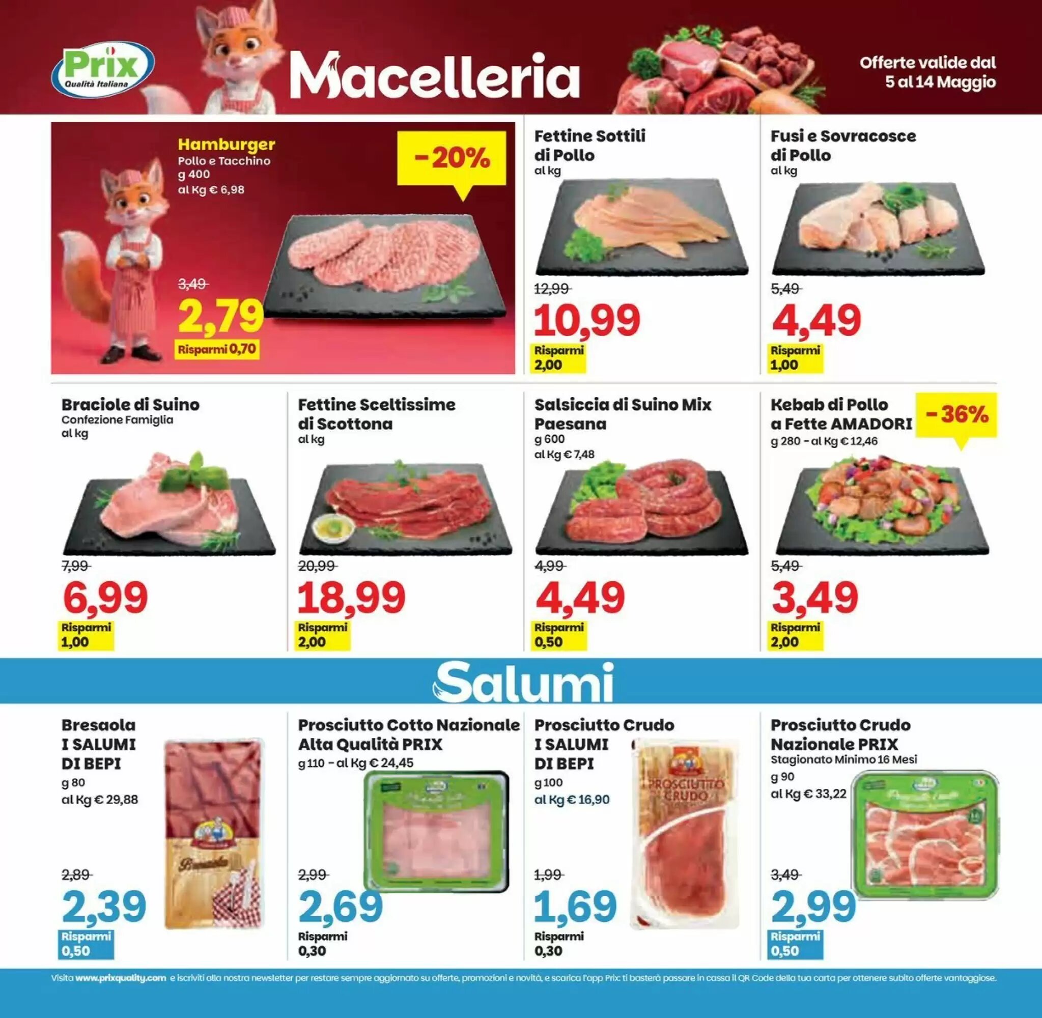 Volantino promozionale Prix Quality  valide dal 05/05/2026 - Pagina 10.