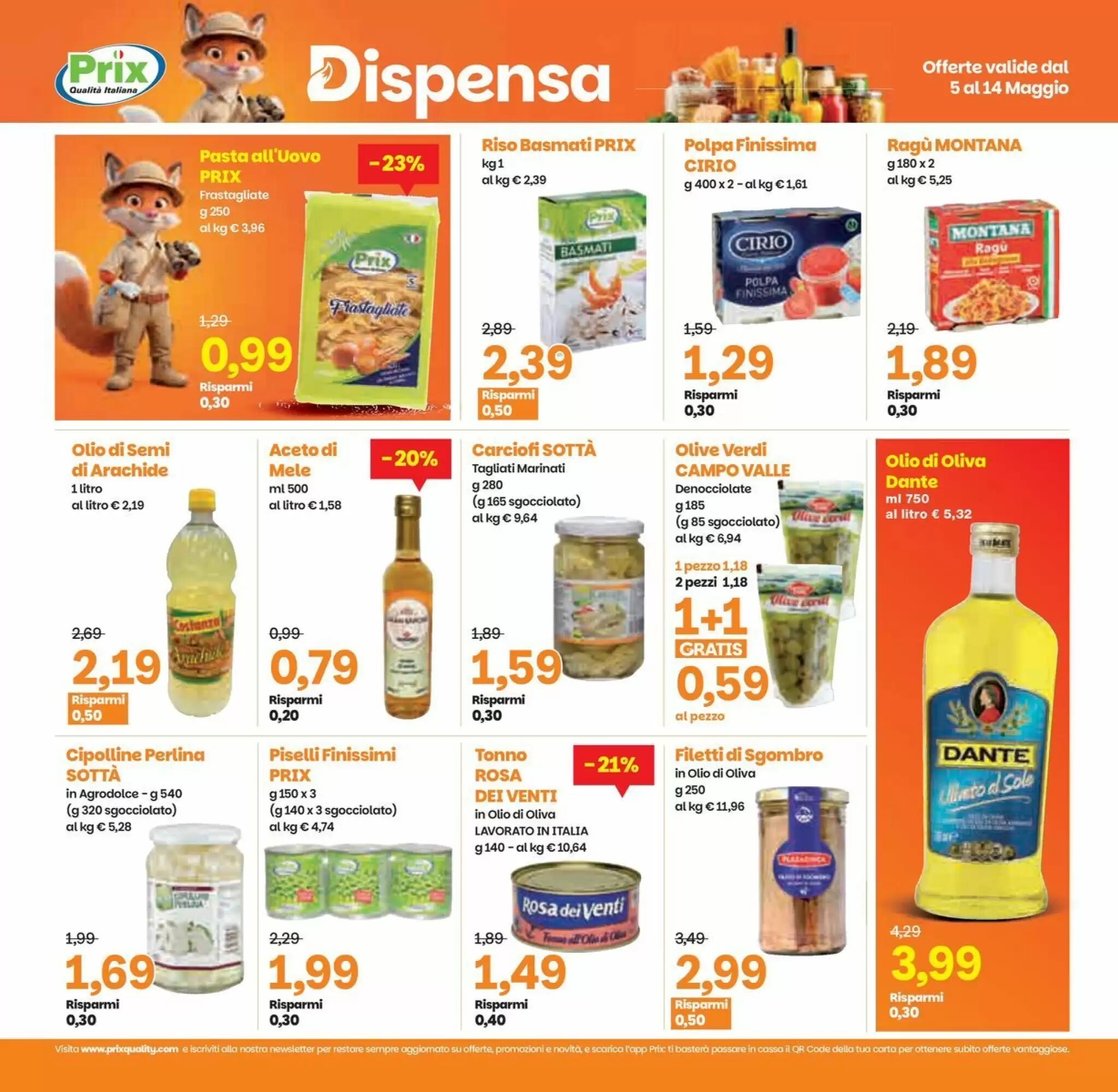 Volantino promozionale Prix Quality  valide dal 05/05/2026 - Pagina 15.