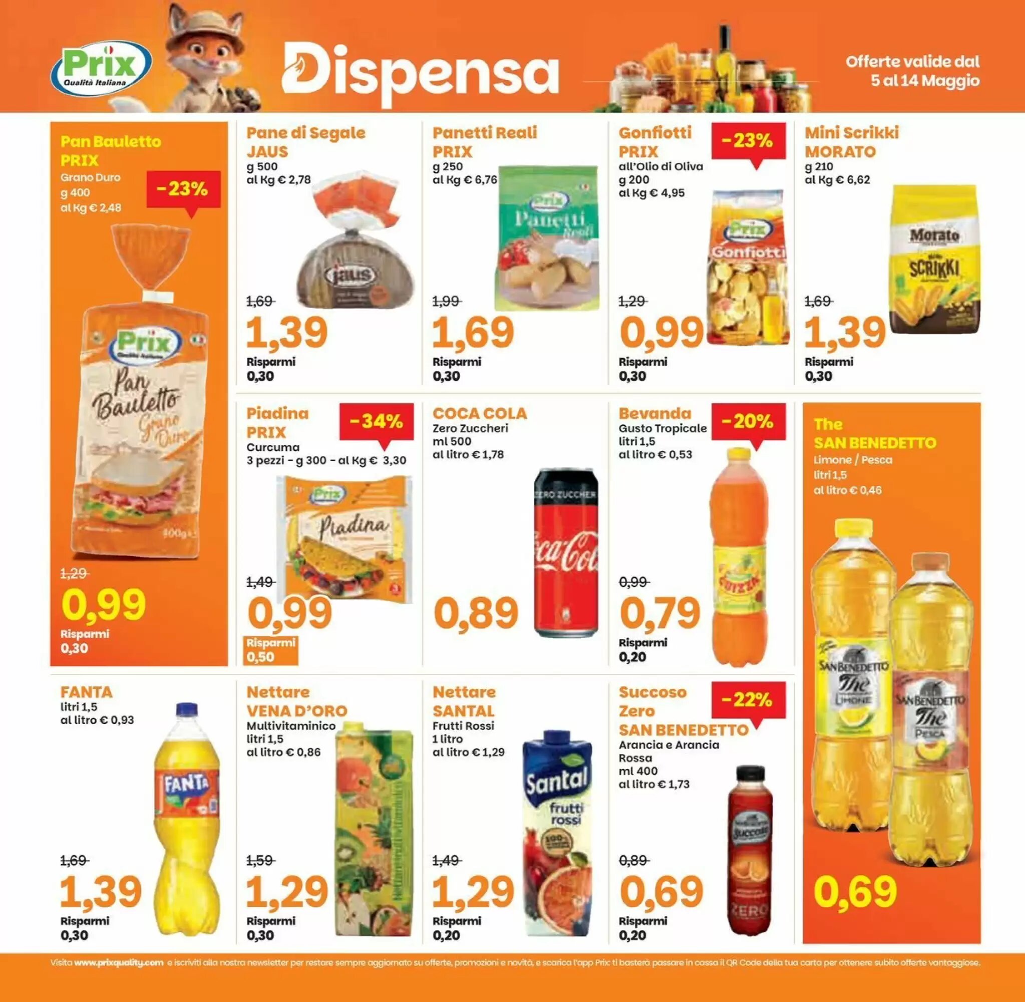 Volantino promozionale Prix Quality  valide dal 05/05/2026 - Pagina 18.