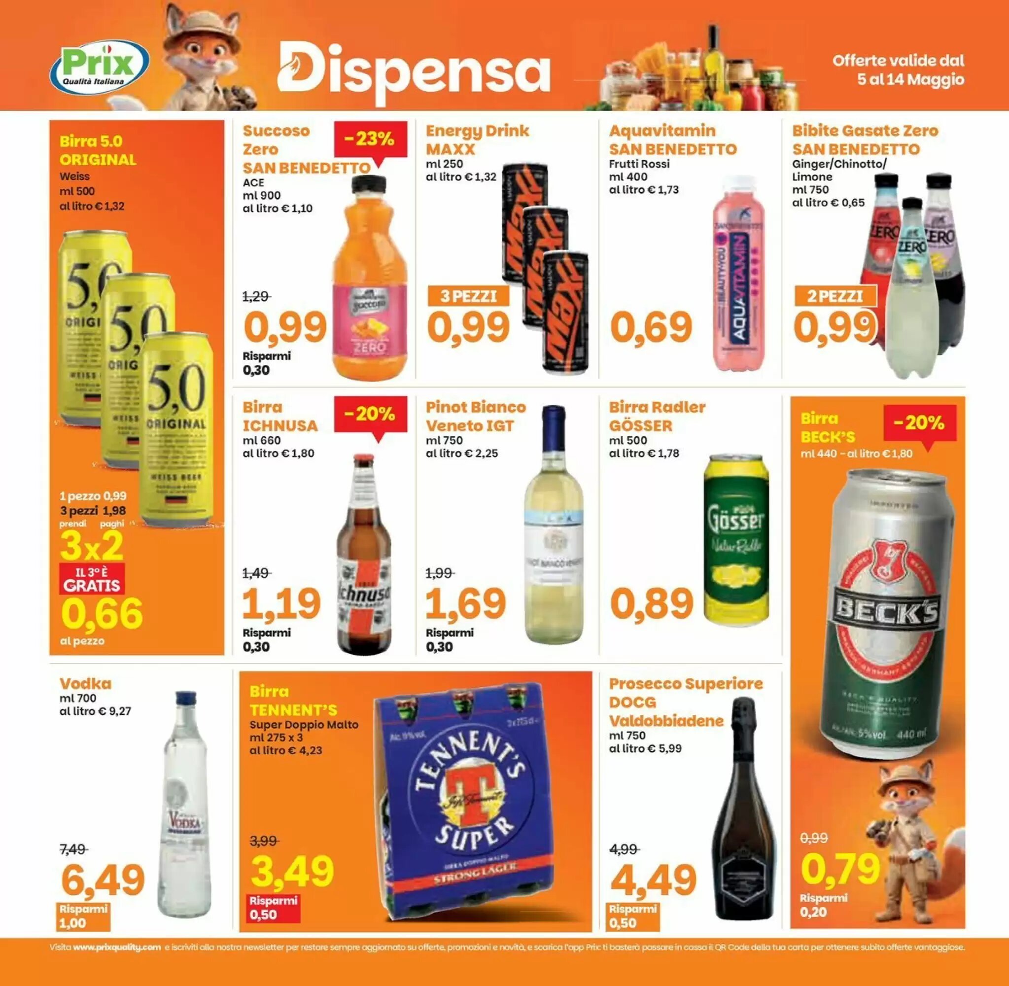 Volantino promozionale Prix Quality  valide dal 05/05/2026 - Pagina 19.