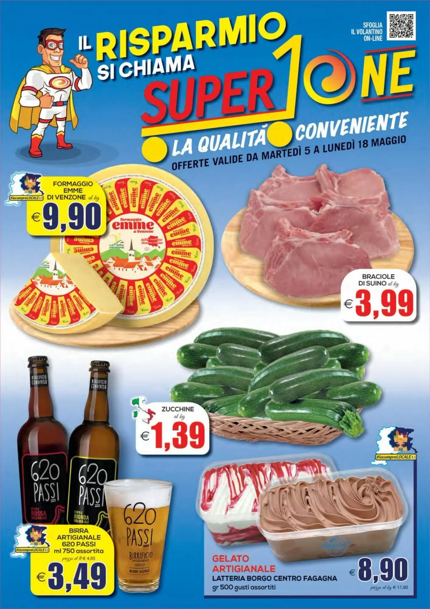 Volantino promozionale SuperOne  valide dal 05/05/2026 - Pagina 1.