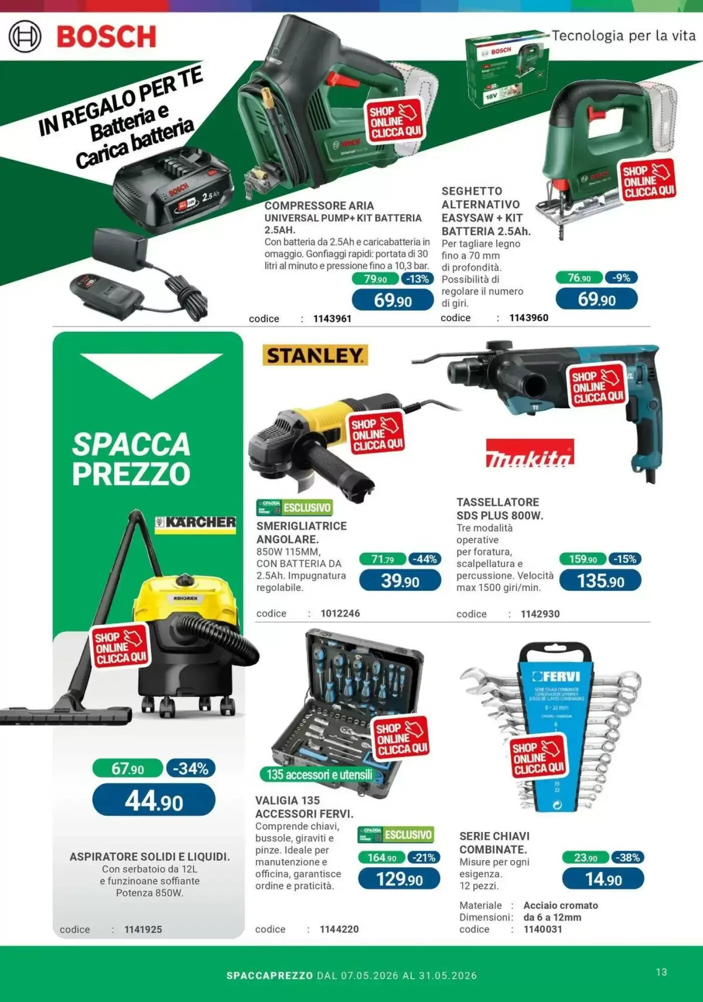 Volantino promozionale Cfadda  valide dal 06/05/2026 - Pagina 13.
