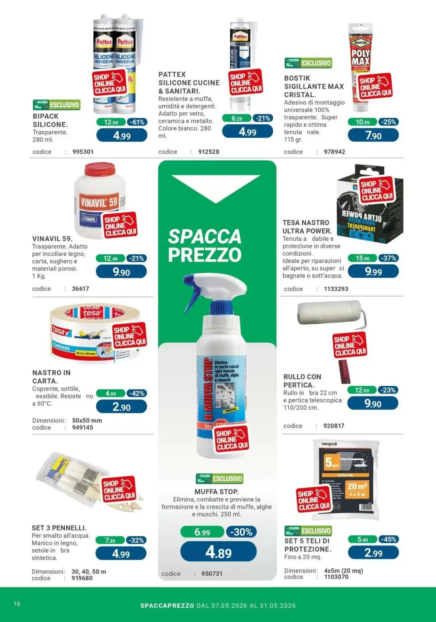 Volantino promozionale Cfadda  valide dal 06/05/2026 - Pagina 16.