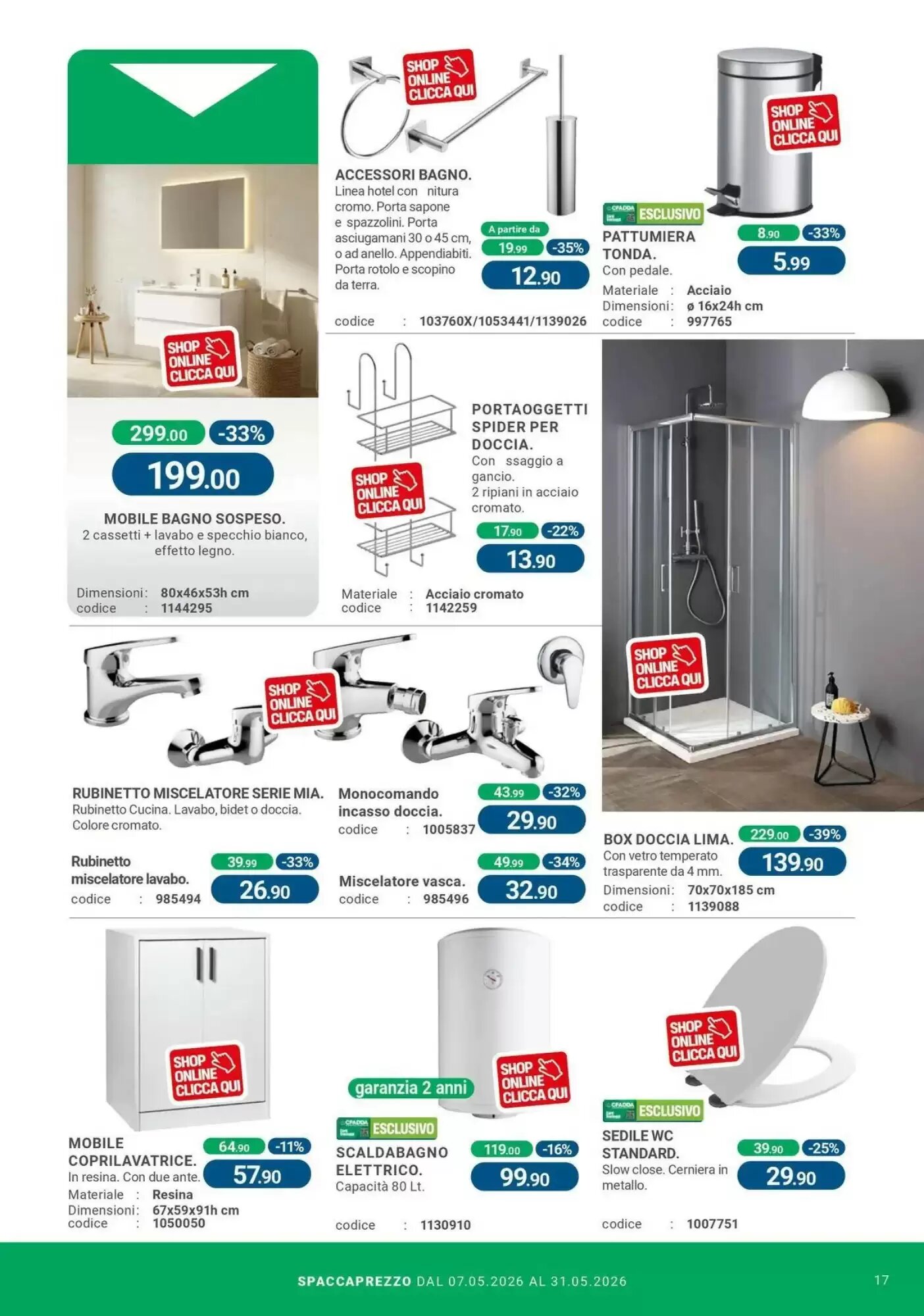 Volantino promozionale Cfadda  valide dal 06/05/2026 - Pagina 17.