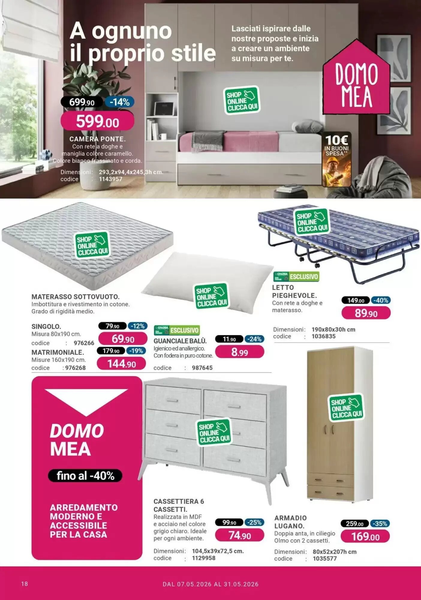 Volantino promozionale Cfadda  valide dal 06/05/2026 - Pagina 18.