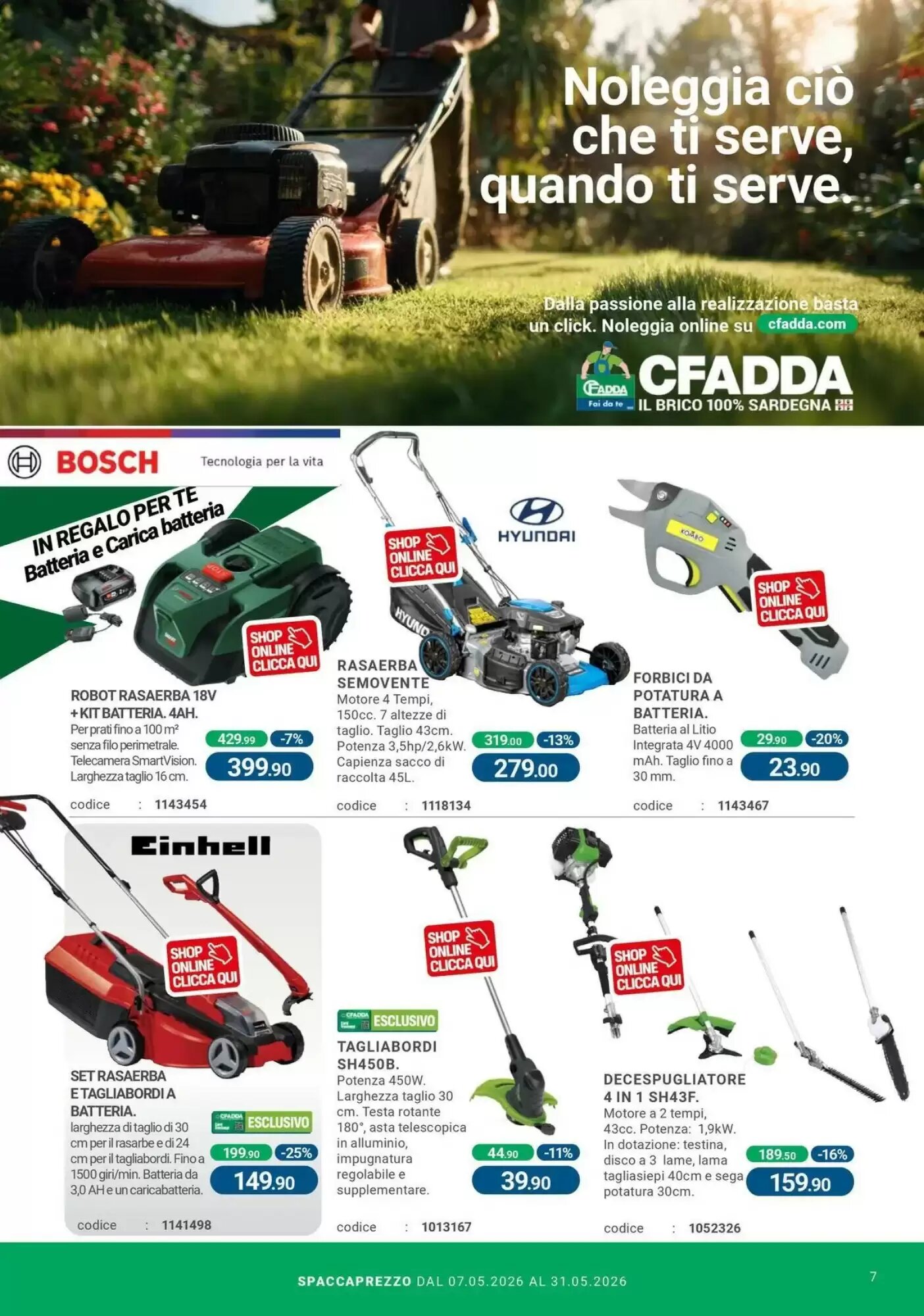 Volantino promozionale Cfadda  valide dal 06/05/2026 - Pagina 7.