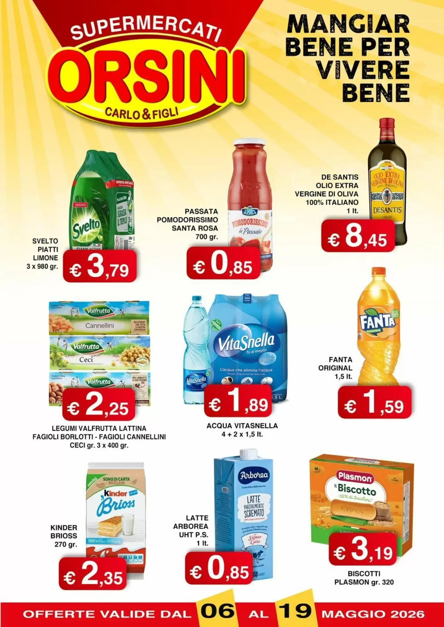 Volantino promozionale Orsini Market  valide dal 06/05/2026 - Pagina 1.