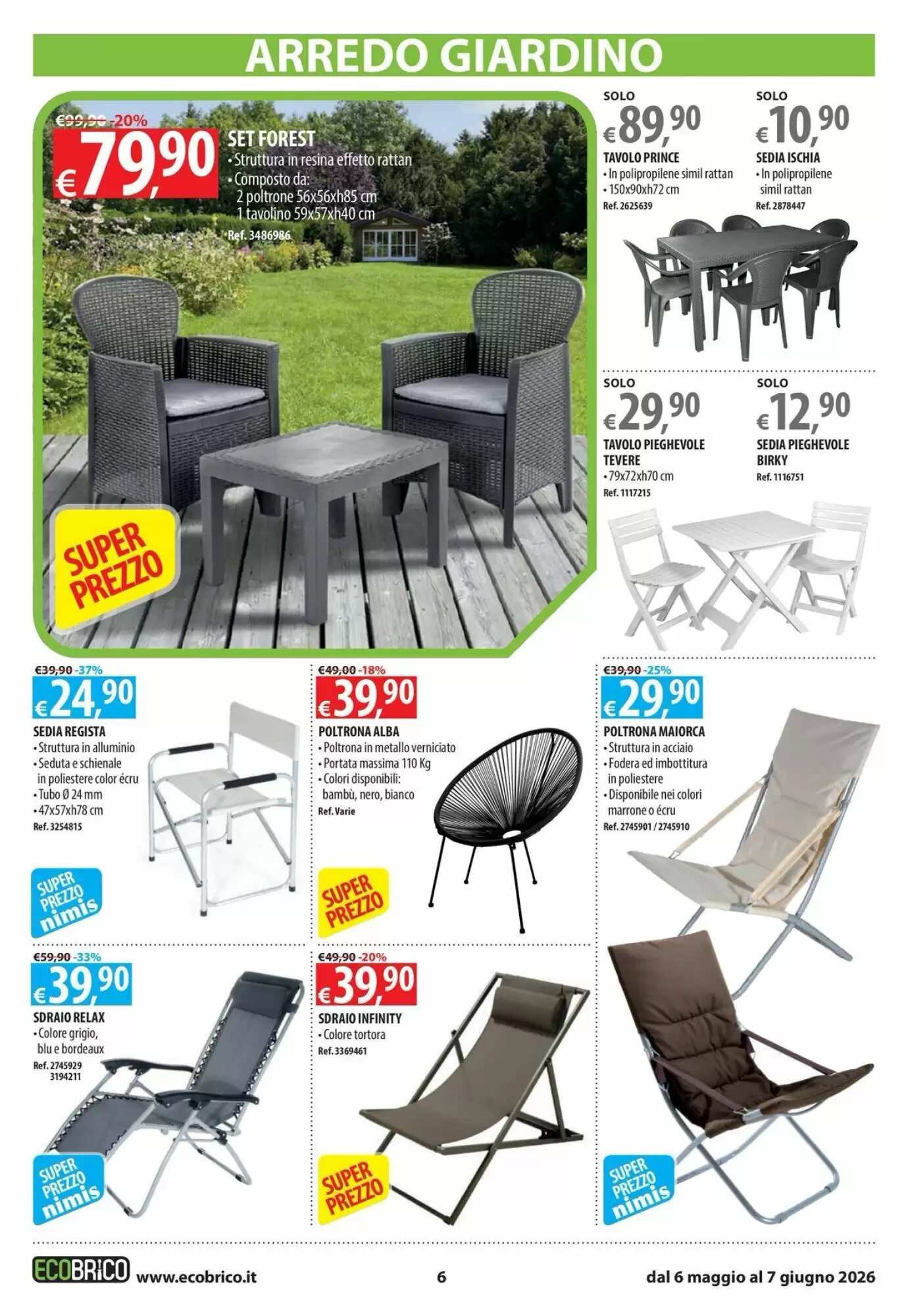 Volantino promozionale Ecobrico  valide dal 06/05/2026 - Pagina 6.