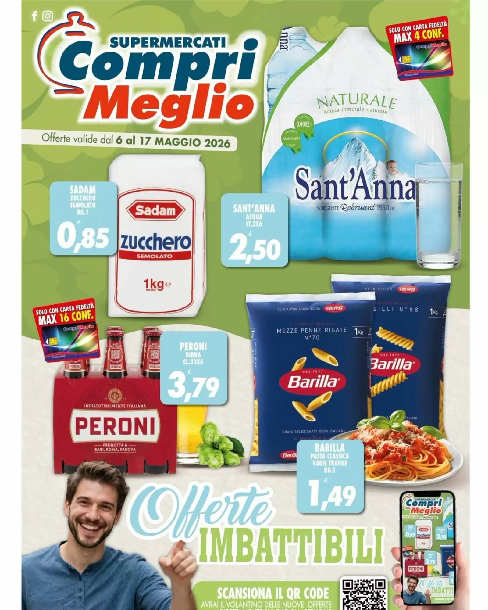 Volantino promozionale Compri Meglio  valide dal 06/05/2026 - Pagina 1.