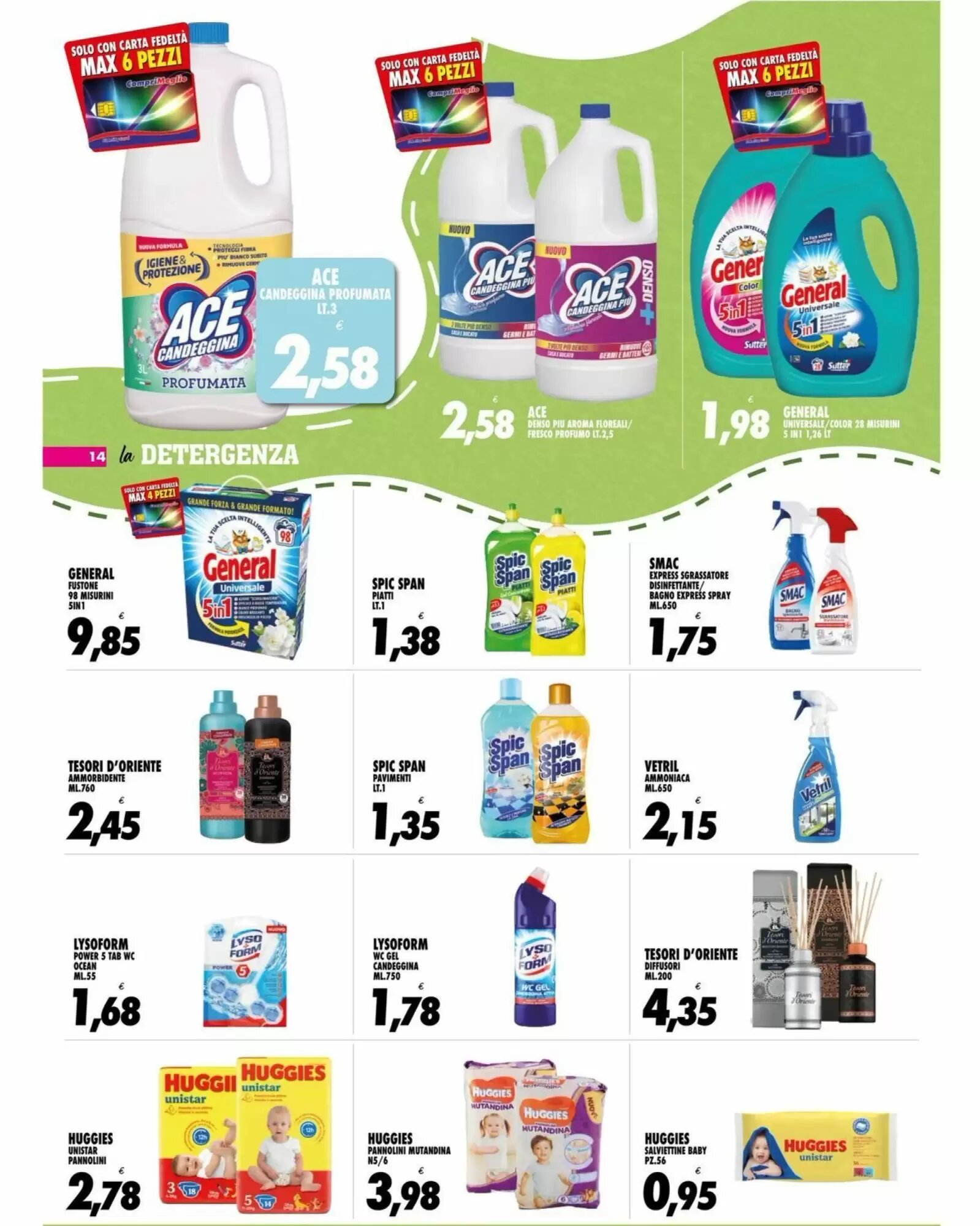 Volantino promozionale Compri Meglio  valide dal 06/05/2026 - Pagina 14.